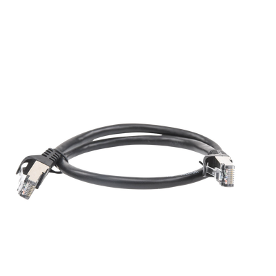 Cable de Parcheo FTP Cat6 - 0.5 Metros (1.64 Pies) - Negro