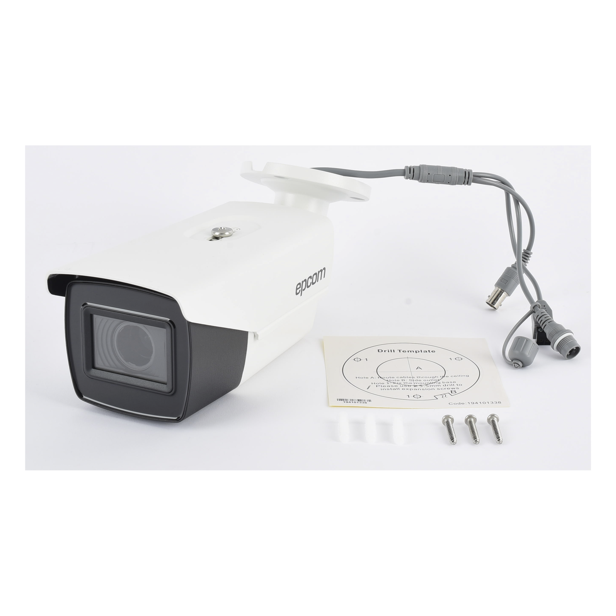 Bullet TURBOHD 4K (8Megapixeles) / Lente Mot. 2.7 a 13.5 mm / Potente IR EXIR de 80 mts / Exterior IP67 / 12 Vcc - 24 VCA / dWDR