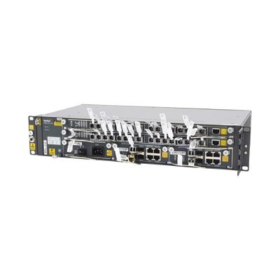 OLT Carrier Class Modular GPON, 2 Ranuras, Incluye 2 Tarjetas de Servicio de 16 puertos GPON, (32 Modulos GPON C+ Incluidos) 1 Fuente de CA, 2 UR, Incluye Instalación de software UNM2000, (Interoperabilidad con ONU´s de Terceros sin Costo)