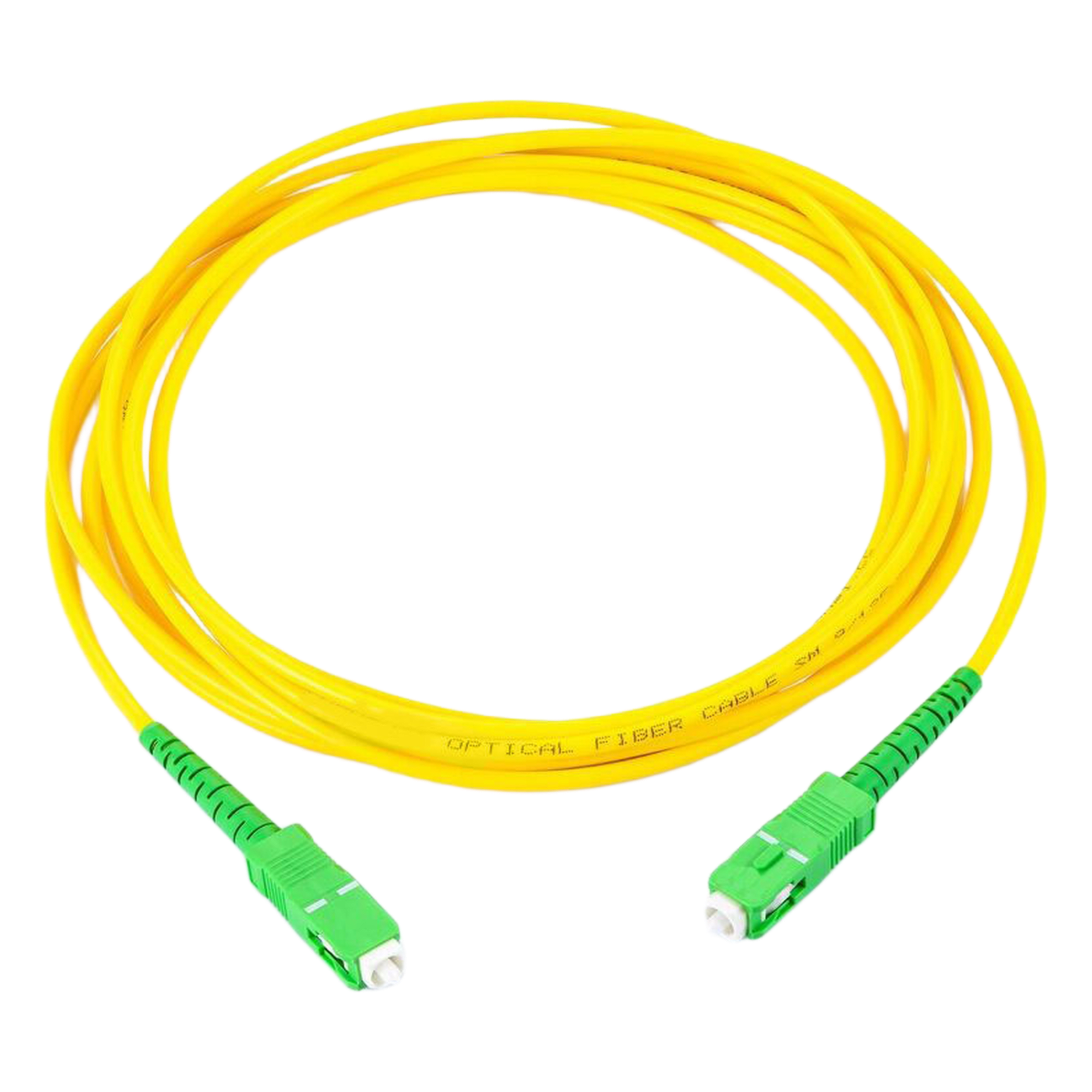 Jumper de Fibra Óptica Monomodo SC/APC SC/APC Simplex, Color Amarillo, 2 Metros (6.56 Pies) — LINKEDPRO BY EPCOM · SKU LP-FO-SCA-SCA-02