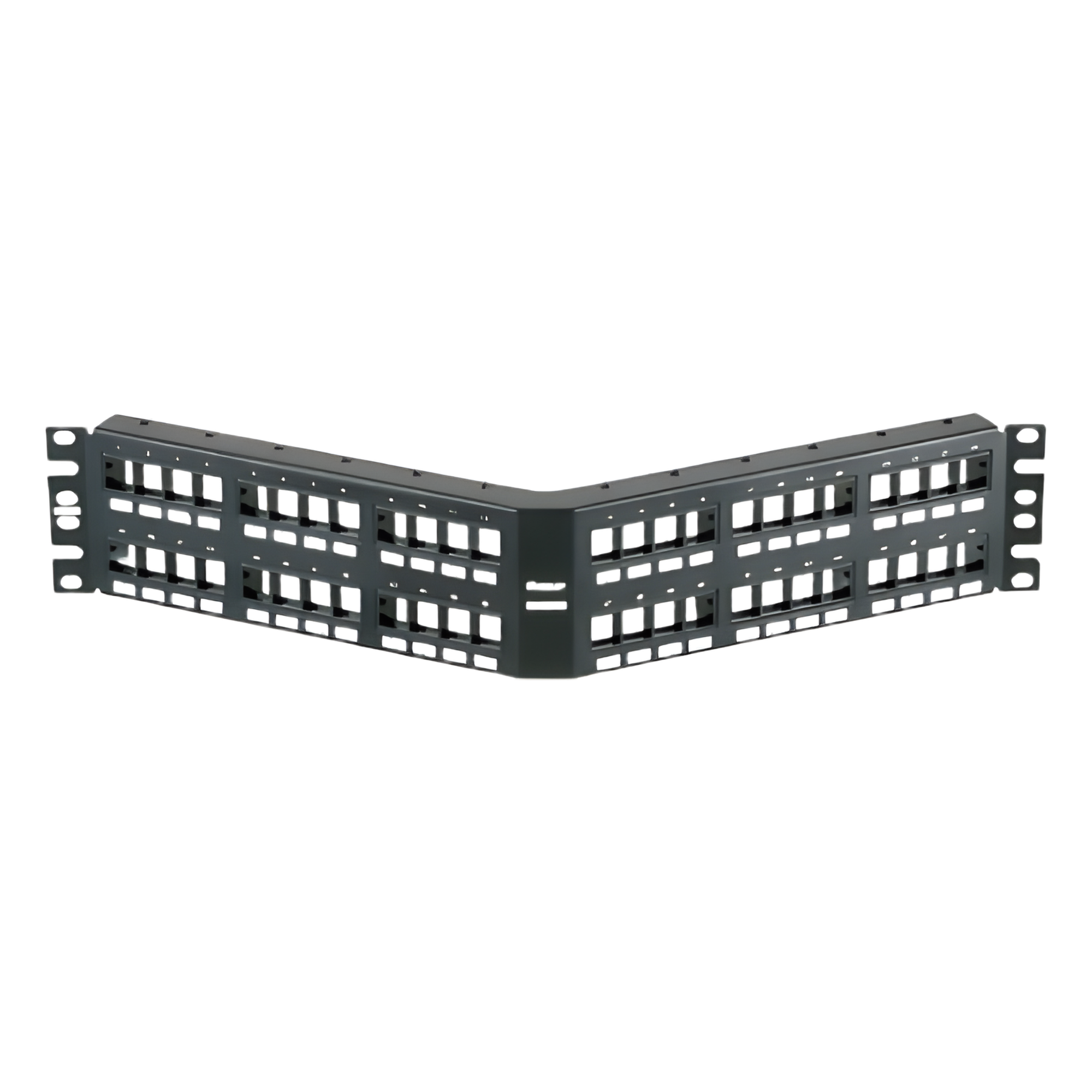 Panel de Parcheo Modular Keystone (Sin Conectores), Angulado, de 48 Puertos, 2UR — PANDUIT · SKU NKPPA48FMY