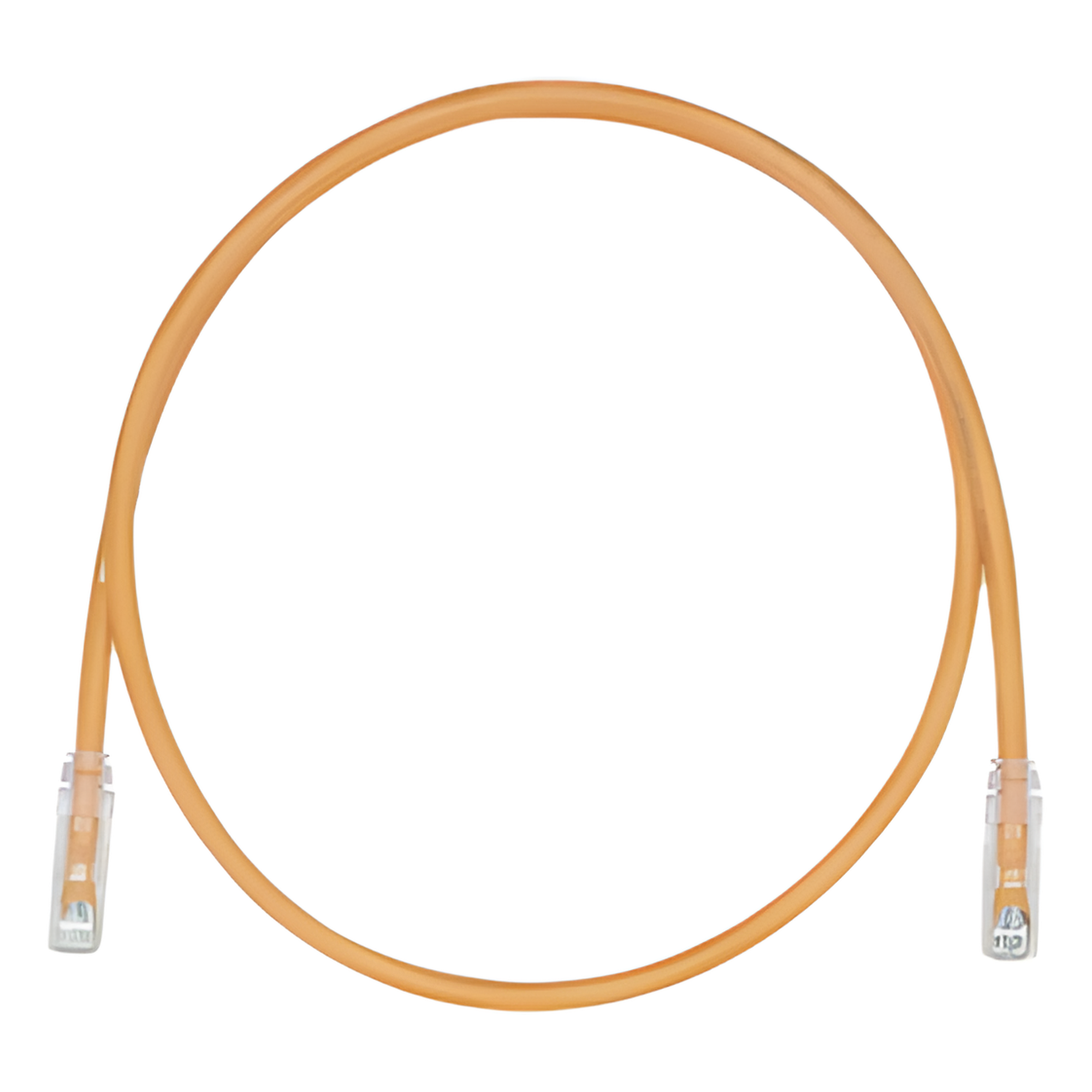 Cable de Parcheo, UTP Cat5e, Diámetro Reducido (28AWG), Color Naranja, 0.30 Metros (1 Pie) — PANDUIT · SKU UTP28CH1OR