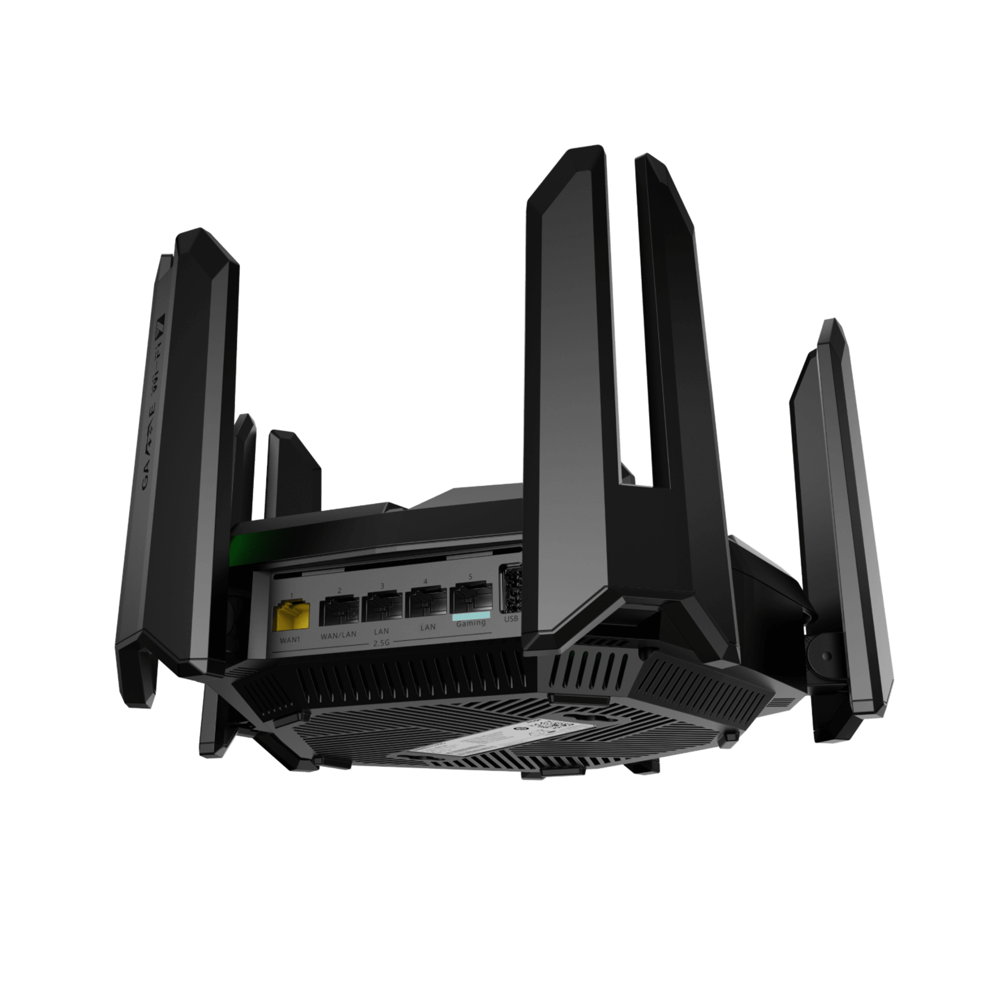 Home Router inalámbrico MESH Wi-Fi 7, Diseñado para GAMING con doble puerto WAN 2.5G para Sumar Ancho de banda, 3 puertos LAN 2.5G, 4 puertos LAN Gigabit.