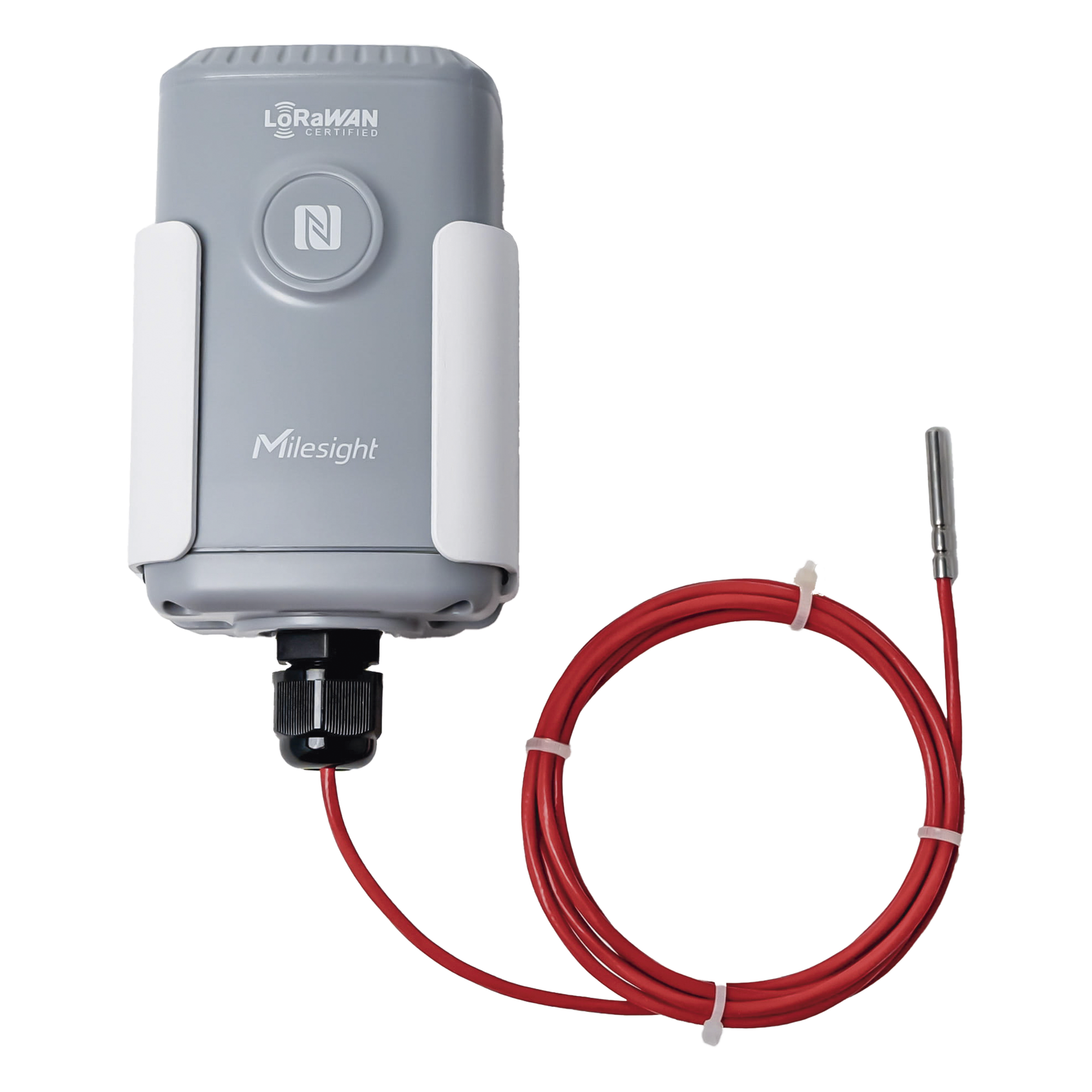 Sensor Industrial de Temperatura con Sonda PT100 y LoRaWAN (Hasta 200°C) — MILESIGHT · SKU EM500-PT100-200C