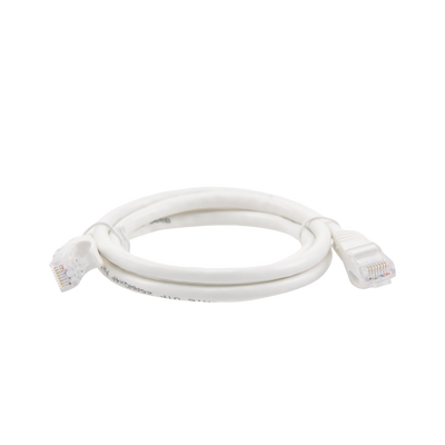 Cable de Parcheo UTP Cat6 - 1 Metro (3.28 Pies) - Blanco