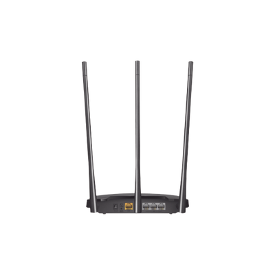 Router N de alta potencia 300 Mbps / 1 Puerto WAN 10/100 / 3 Puertos LAN 10/100 / Chip PA (potencia transmisión 2x) / 3 Antenas de 7 dBi