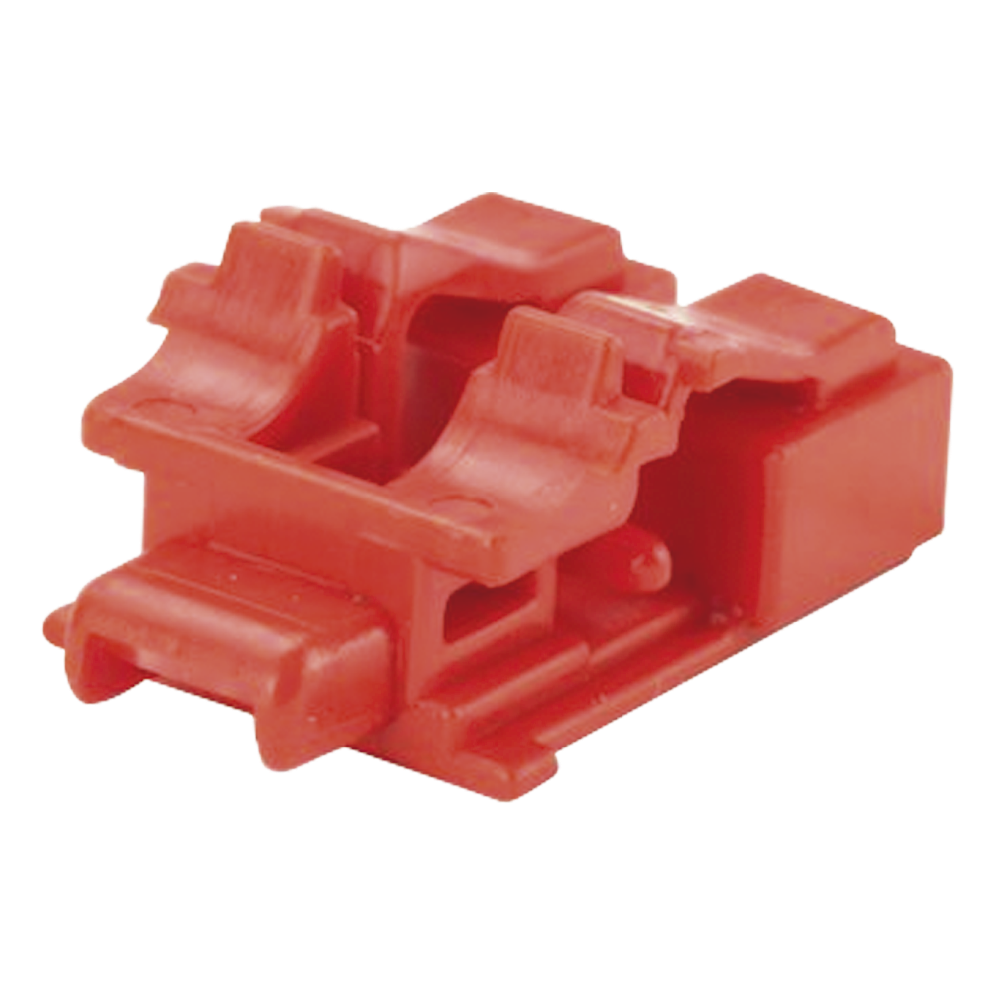 Kit de 10 Dispositivos para Bloquear Puertos de Fibra Óptica LC Duplex, Color Rojo, Incluye Llave de Extracción — PANDUIT · SKU PSL-LCAB
