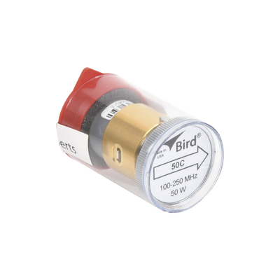 Elemento de 50 Watt en linea 7/8" para Wattmetro BIRD 43 en Rango de Frecuencia de 100 a 250 MHz.
