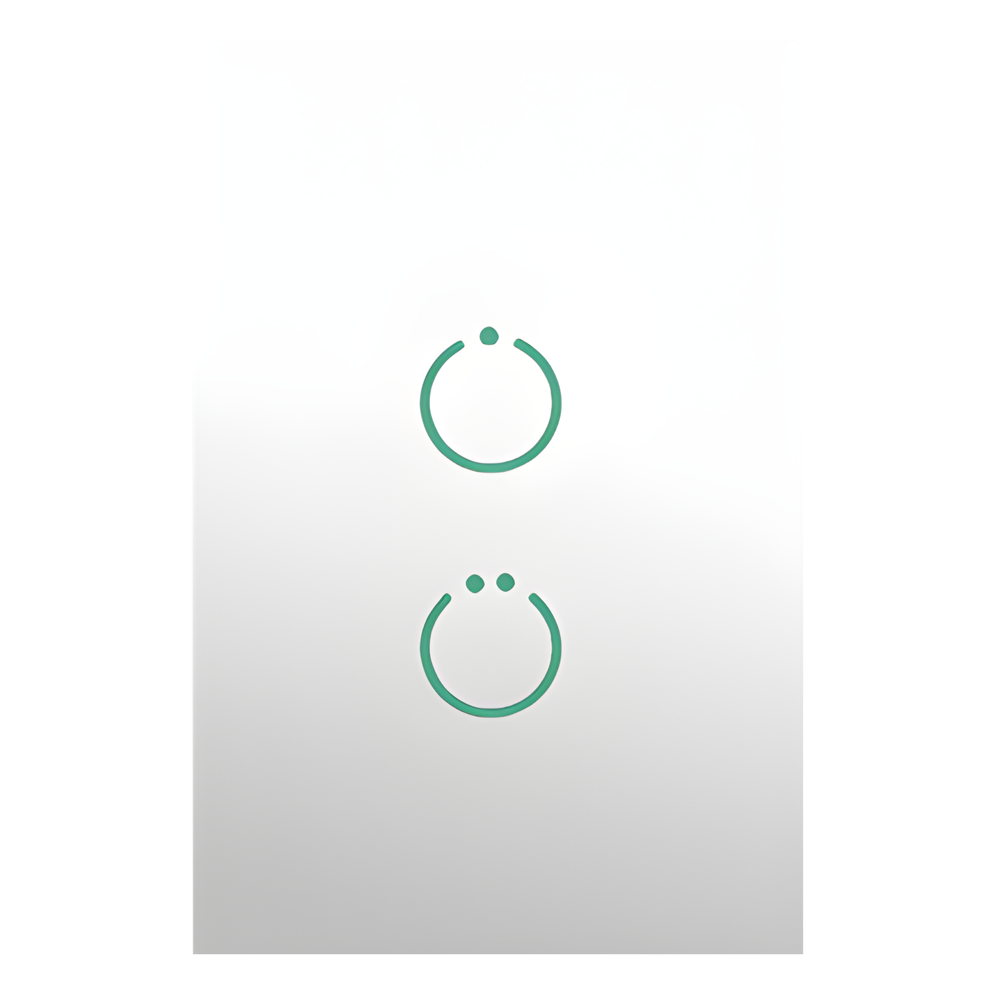 (ZWAVE) Interruptor On/Off panel táctil touch inalámbrico Zwave Plus 2 botones. No requiere cable neutro, Compatible con Hubitat HC8, Álula M2M, otros — SMARTHOME BY EPCOM · SKU MHS512SL