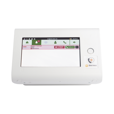 Consola de Sobremesa para Hospitales / Puesto de Control de Enfermería / Pantalla Táctil 7" / PoE / SIP / RFID / Compatible con NX0019/B, NX1021 y NX0015