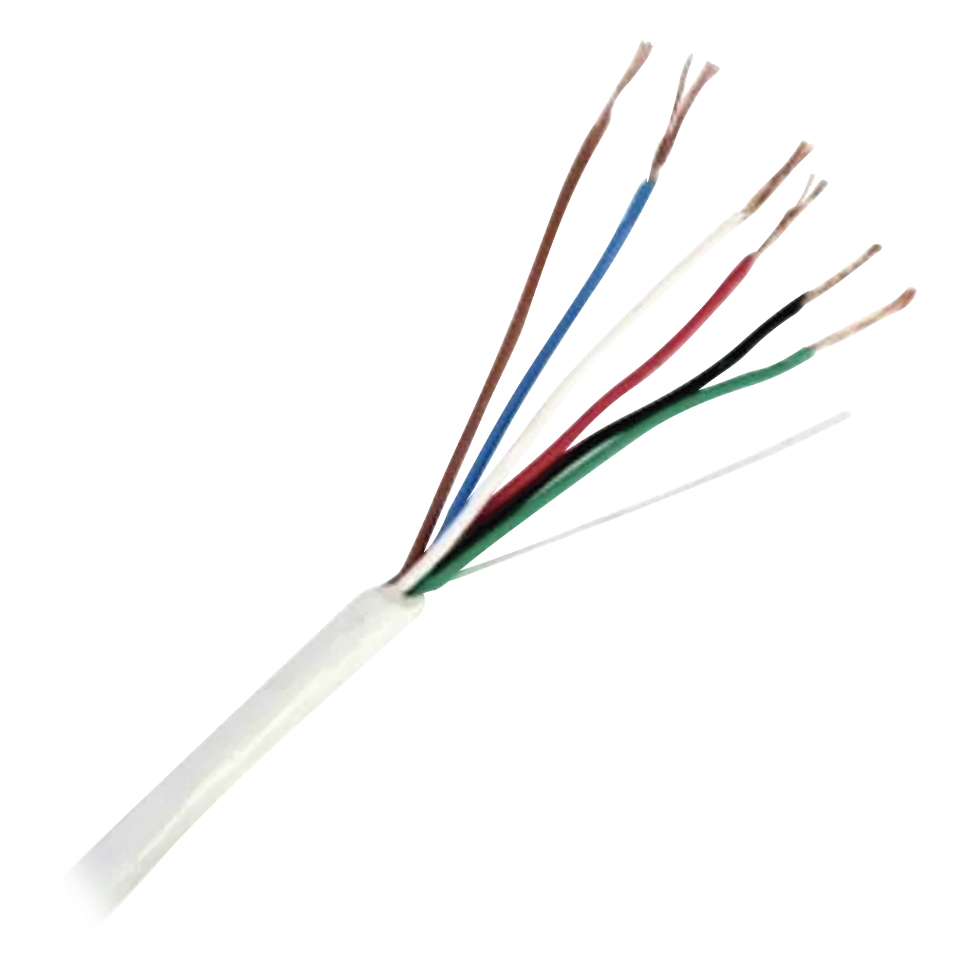 Bobina de Cable de 152 Metros (500 Pies) de 6 x 20 AWG / Blindado / Color Blanco / Aplicaciones en Control de Acceso, Audio e Instrumentación — VIAKON · SKU 92-62