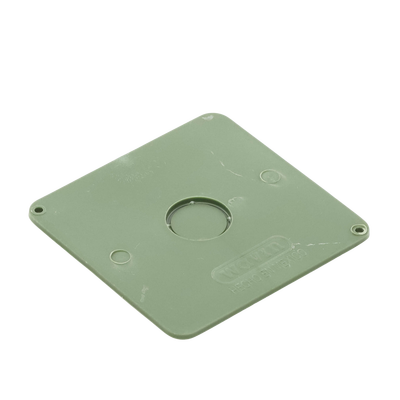 Tapa para Caja Cuadrada de 4 " para instalaciones con tubería PVC Conduit pesado.
