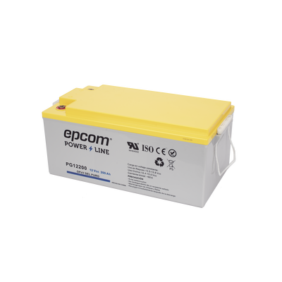 Batería de GEL PURO OPzV / 12 V @ 200 Ah / Ciclo profundo / Uso en Aplicaciones Fotovoltaicas y de Respald