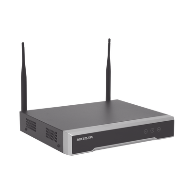 NVR 4 Megapixel / 8 canales IP / 1 Bahía de Disco Duro / 2 Antenas Wi-Fi / Salida de Vídeo Full HD — HIKVISION · SKU DS-7108NI-K1/W/M(C)