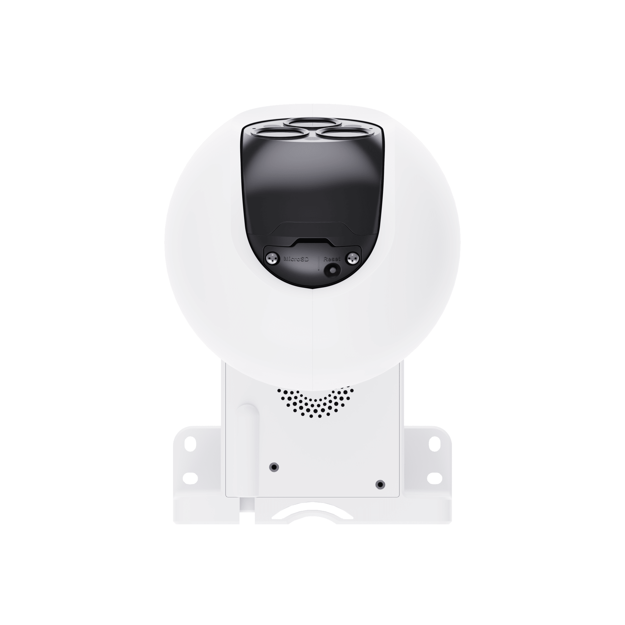 Cámara PT / Wi-Fi / Triple Lente / Panorámica 360° / Resolución 2k+ / Visión Nocturna a color / IA Detección de Humanos y Vehiculos / Alarma con Sirena y Luz / IP67