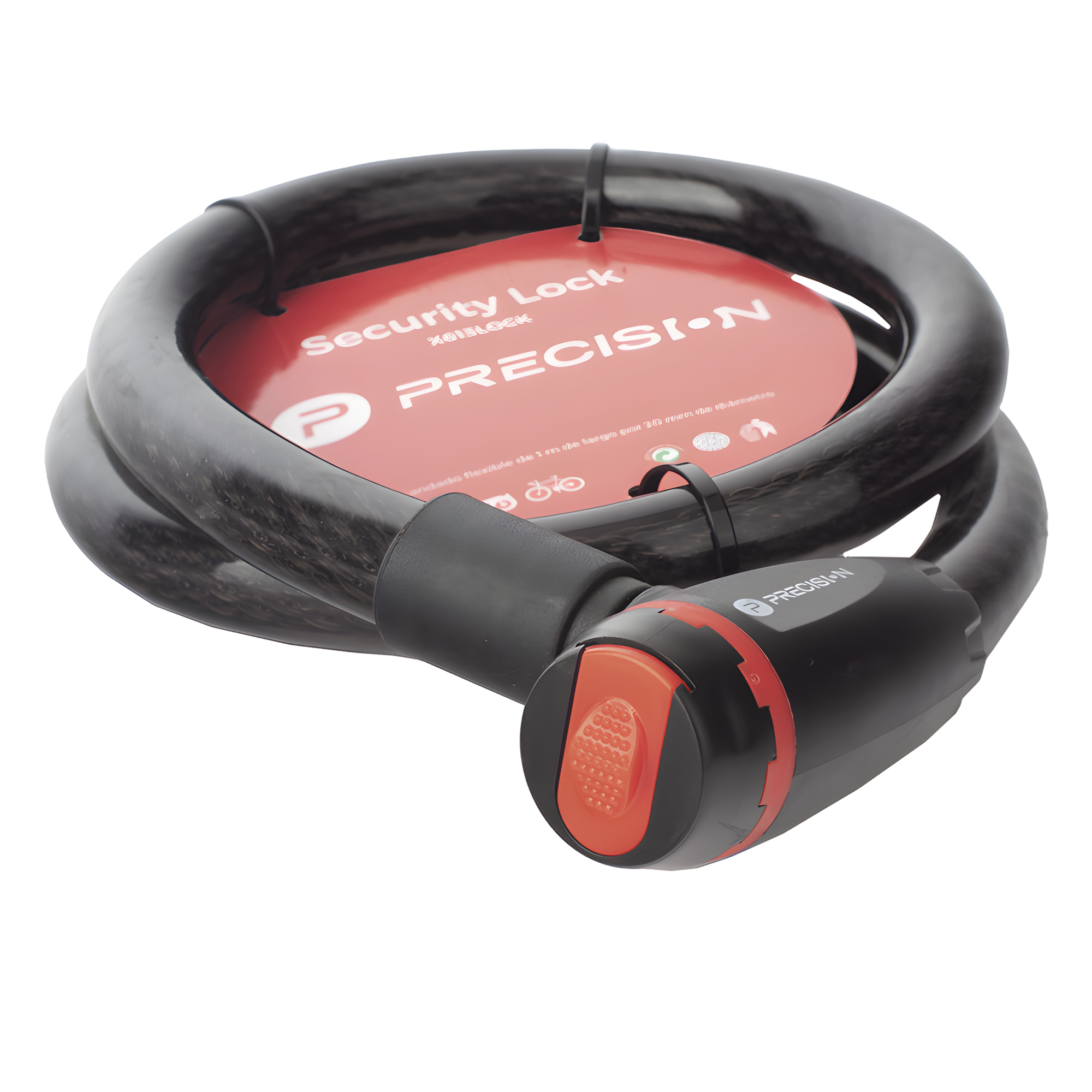 Candado para Bicicleta, Moto o similar de 20 x 1000 mm Cierre por Llave. — PRECISION · SKU X-613-LOCK