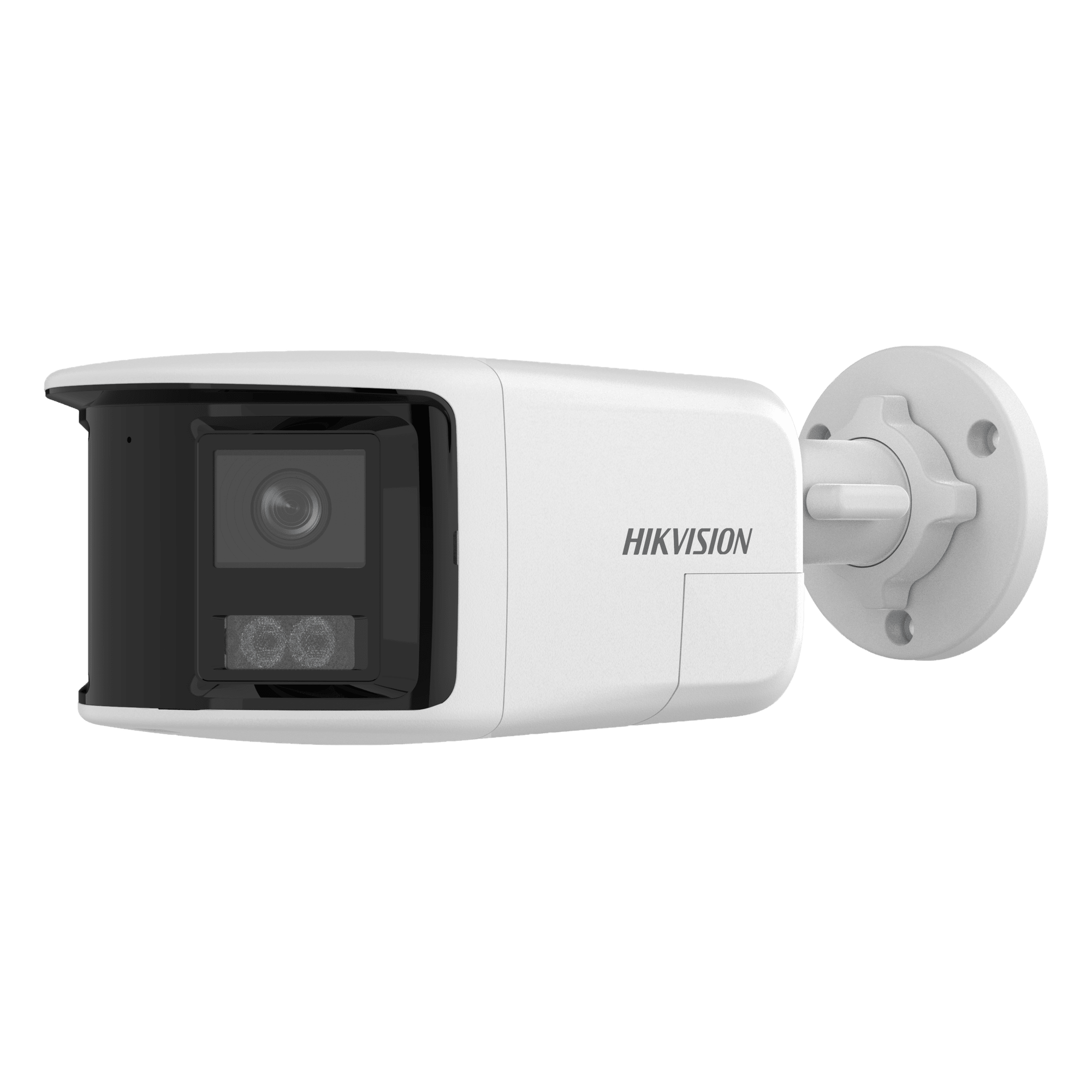 [PROTECCIÓN ACTIVA] Bala IP 6 Megapixel / 2 Lentes de Lente 2.8 mm (Imagen Panorámica 180°) / 30 mts IR / Exterior IP67 / Luz Intermitente y Alerta de Audio / Audio Bidireccional / ACUSENSE / WDR 120 dB / Micro SD — HIKVISION · SKU DS-2CD1T63G2P-LIUF/SL