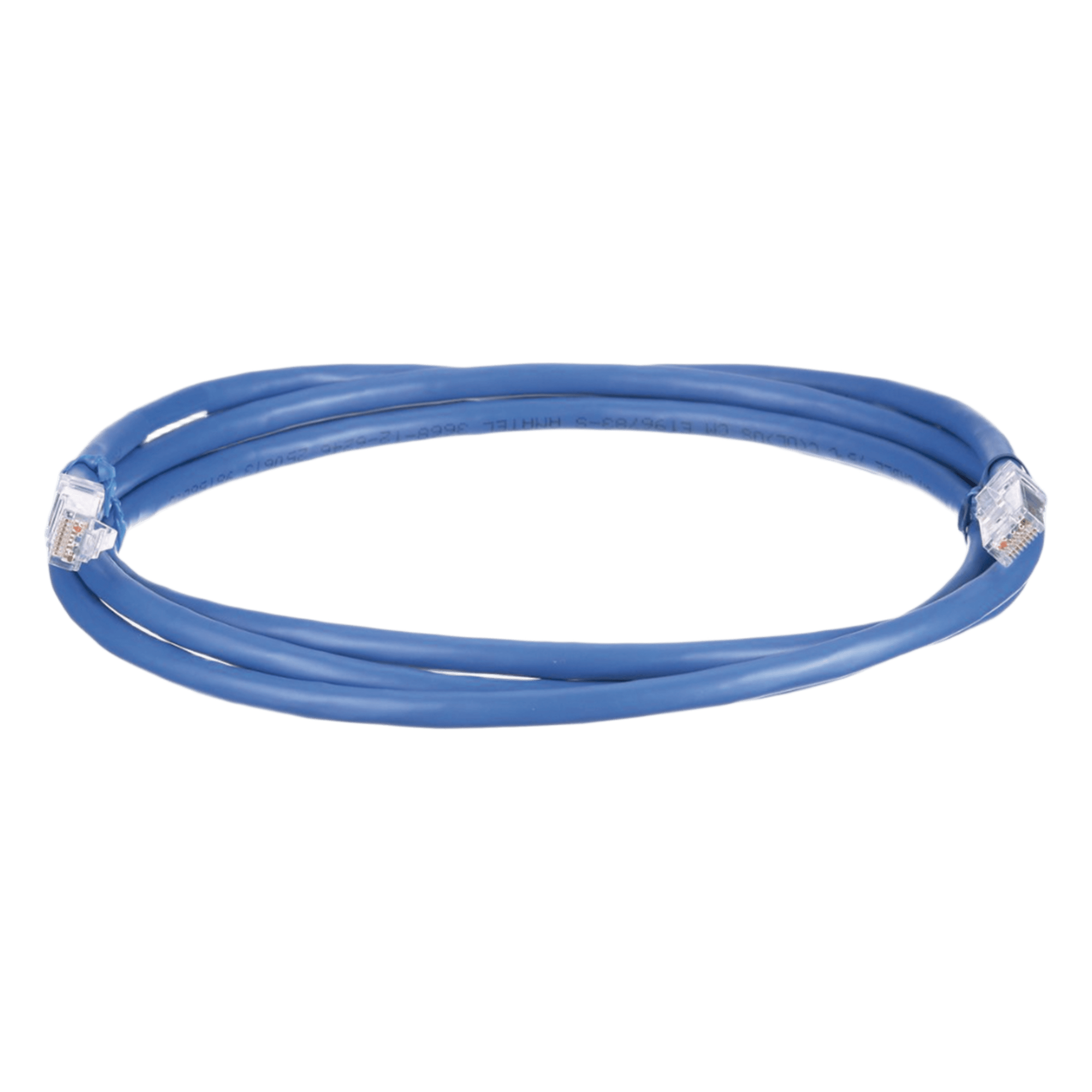 Cable de Parcheo UTP, Cat6A, 24 AWG, CM, Color Azul, 0.91 Metros (3 Pies)