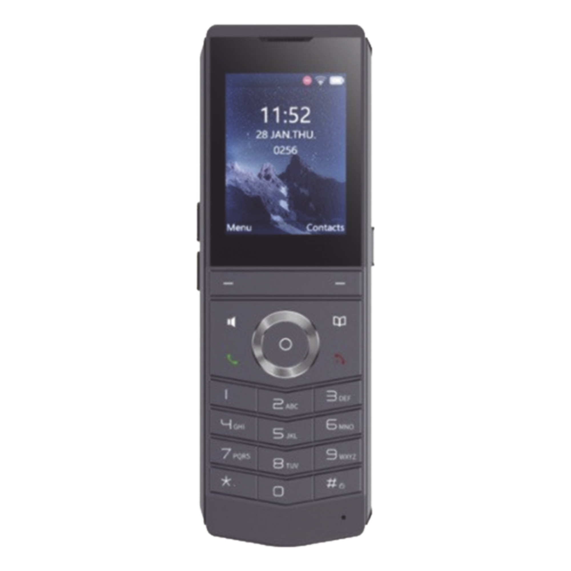 W611W es un teléfono IP Wi-Fi portátil, Resistente, Moderno diseñado para aplicaciones de comunicación móvil. — FANVIL · SKU W611W
