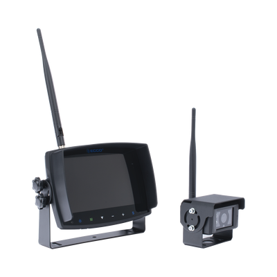 Sistema inalámbrico de reversa con cámara infrarroja y monitor de 7" táctil