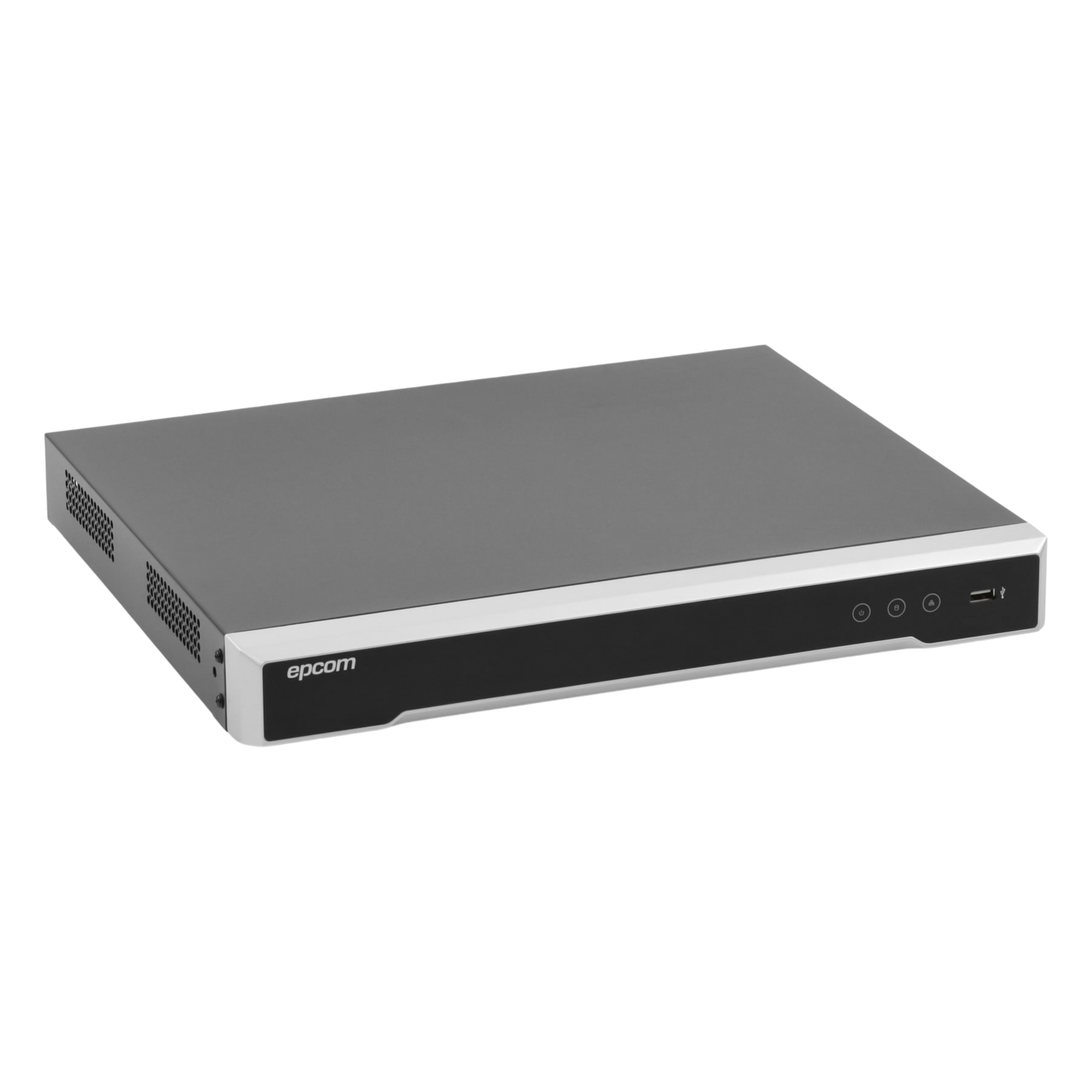 DVR 16 Canales 4K TURBOHD + 16 Canales IP / 8 Megapixel/ Audio por Coaxitron/ 2 Bahías de Disco Duro / 4 Canales de Audio / 16 Entradas de Alarma