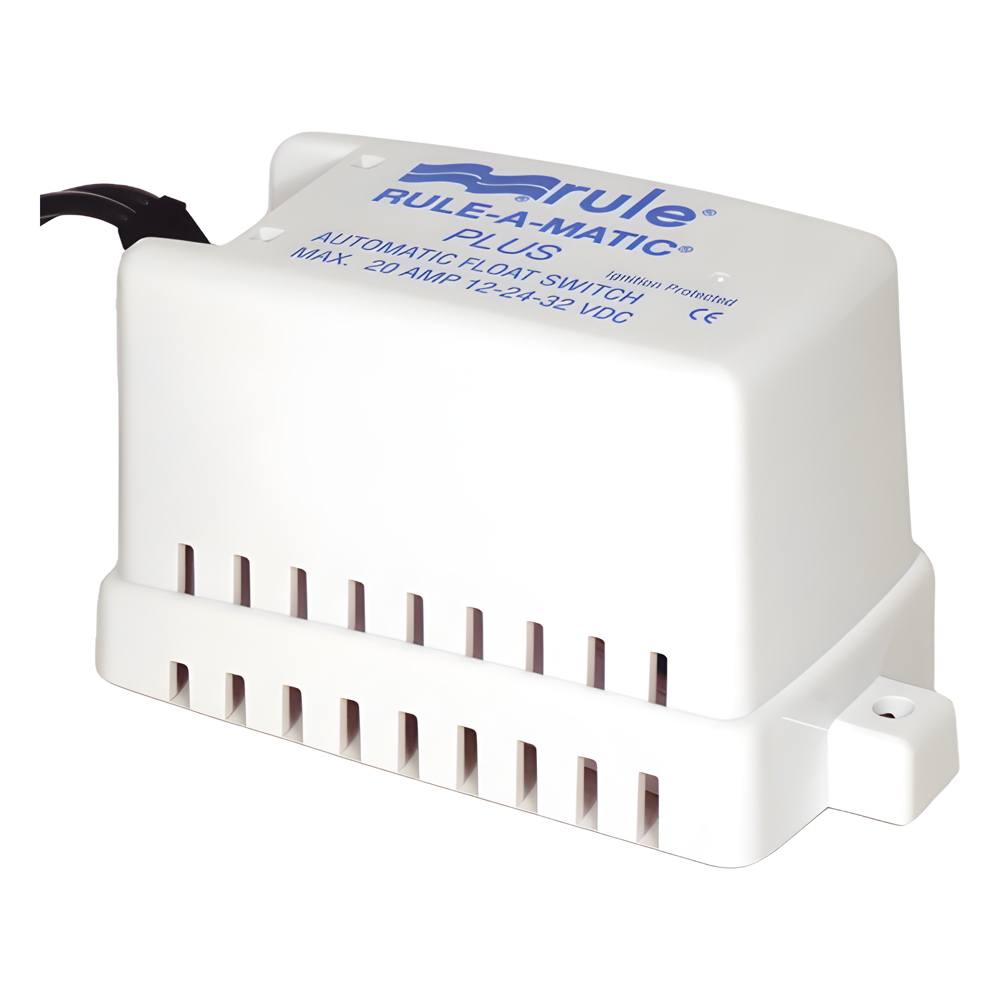 Switch rápido para control de bombas de achique con cubierta para protección de residuos. — RULE · SKU 40A