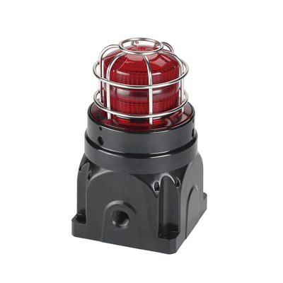 Luz de advertencia LED para ubicaciónes peligrosas, montaje para superficies, 120/240Vca, rojo — FEDERAL SIGNAL INDUSTRIAL · SKU GSTR120DR