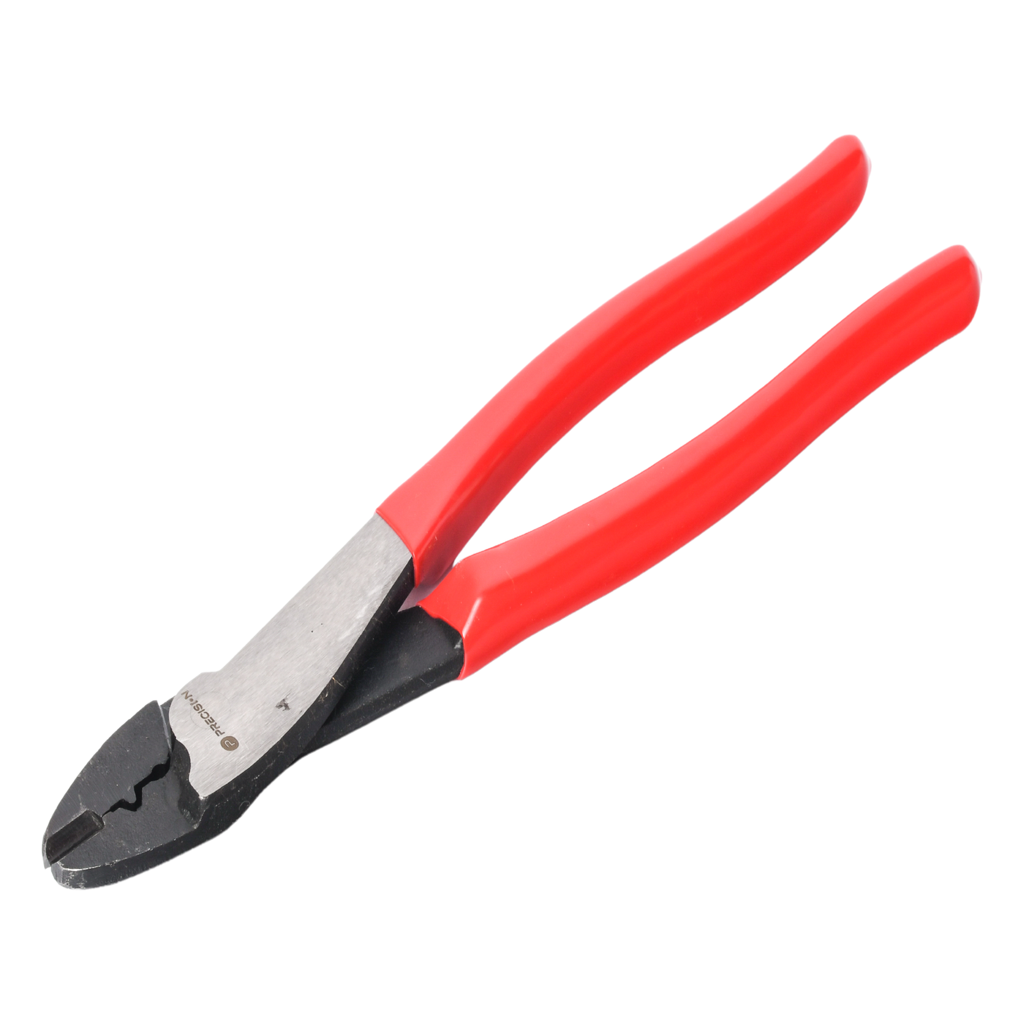 Pinza de 9.5" para cortar y crimpar ( ponchar ) terminales Aislados y No aislados — PRECISION · SKU PST-H010-08