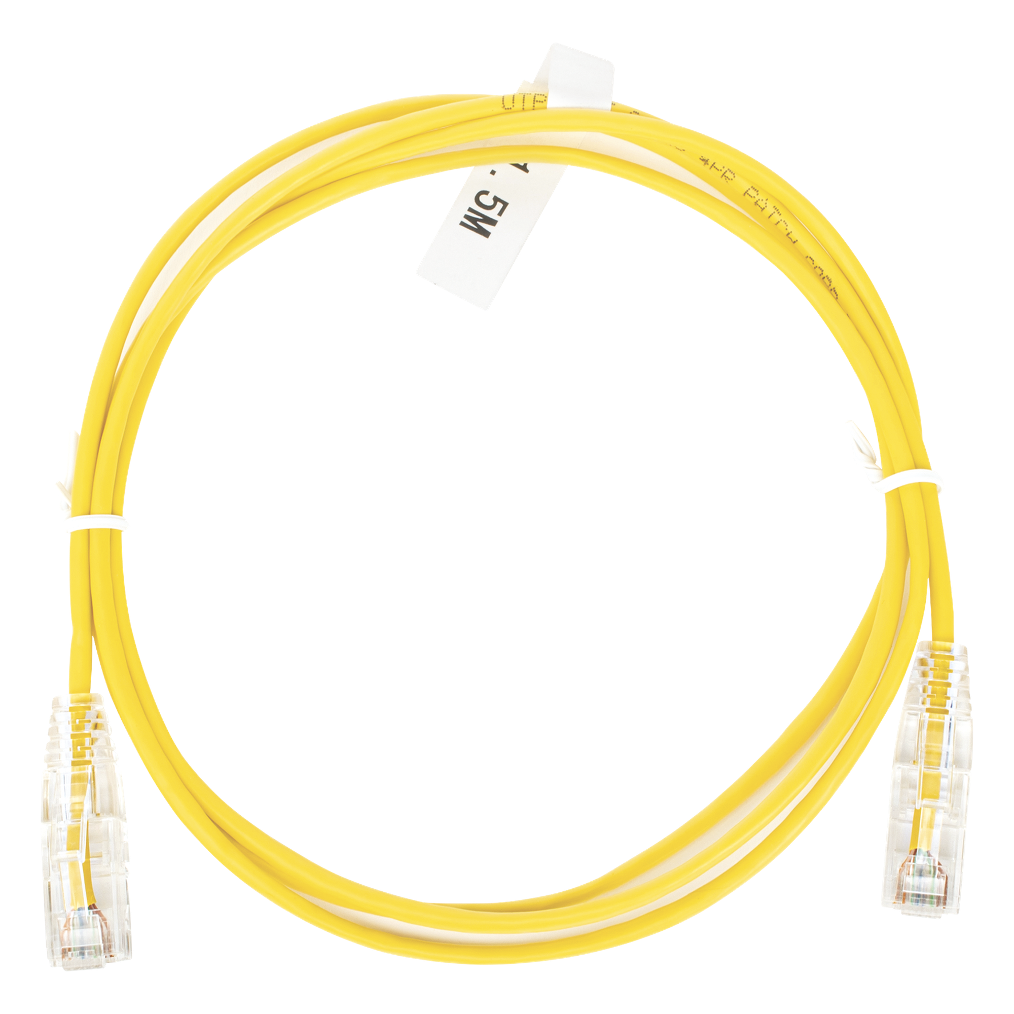 Cable de Parcheo Slim UTP Cat6 - 1.5 Metros (4.92 Pies) Amarillo Diámetro Reducido (28 AWG) — LINKEDPRO BY EPCOM · SKU LP-UT6-150-YE-28