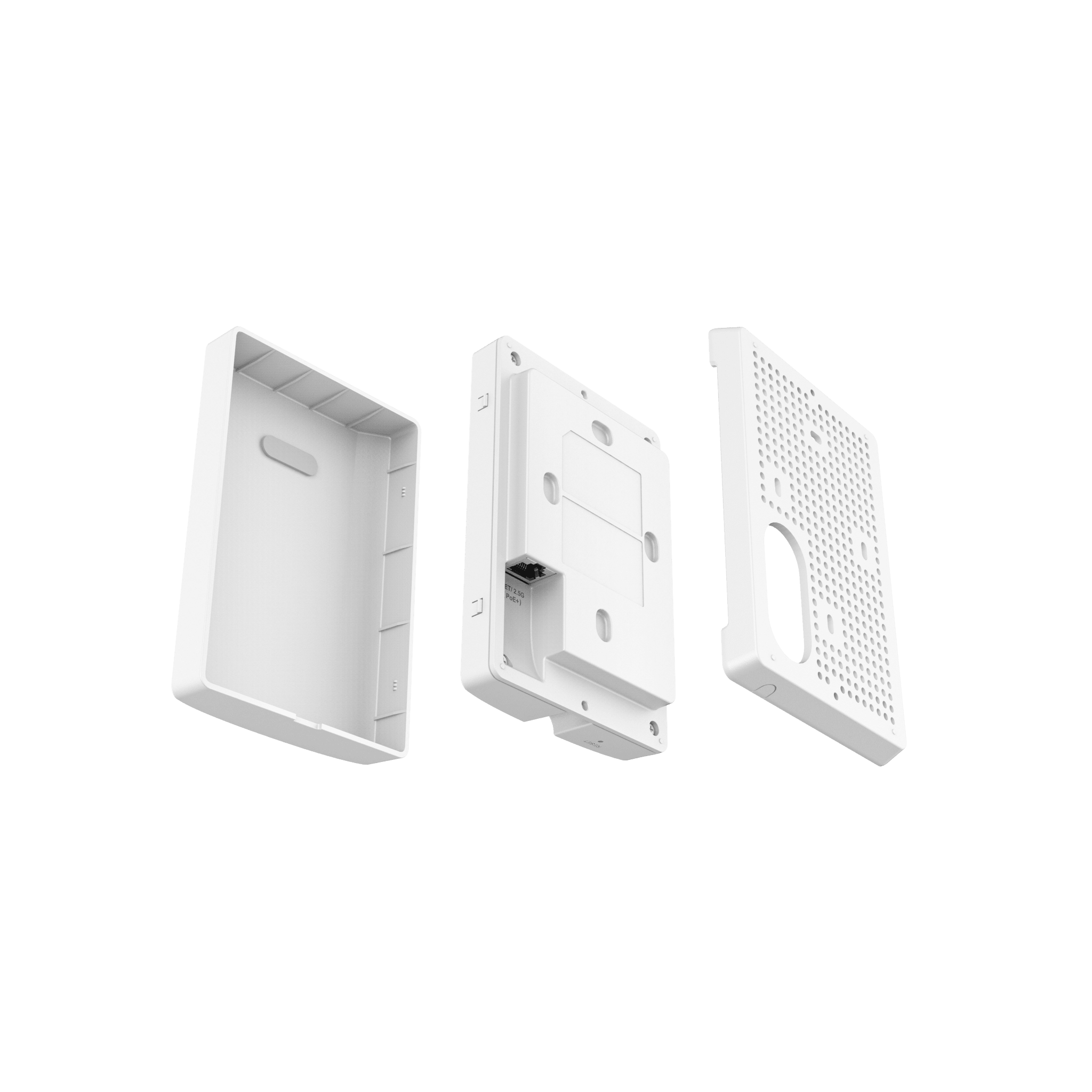 Punto de Acceso Wi-Fi 7 para Pared / GWN7670WM / MIMO 2x2:2 DL-UL OFDMA / Modulación 4096 QAM / 2.5G Ethernet PoE+ / Hasta 256 Clientes / QoS Avanzado / Cobertura 175 mts / Gestión Integrada y en la Nube