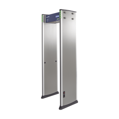Detector de Metales de 18 zonas/ Uso en Interior/Programación con Control Remoto / Contador de Personas