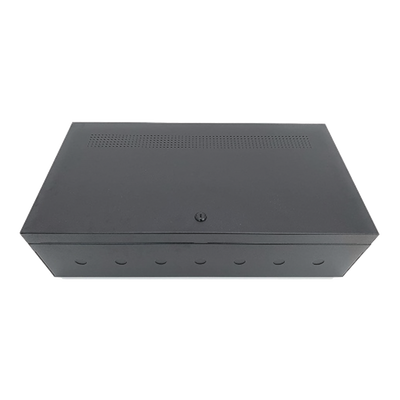 Gabinete Metálico para Chasis de 6 Módulos / Puerta con Bisagra Inferior / Soporte para Baterías / Color Negro — NOTIFIER · SKU BB-25
