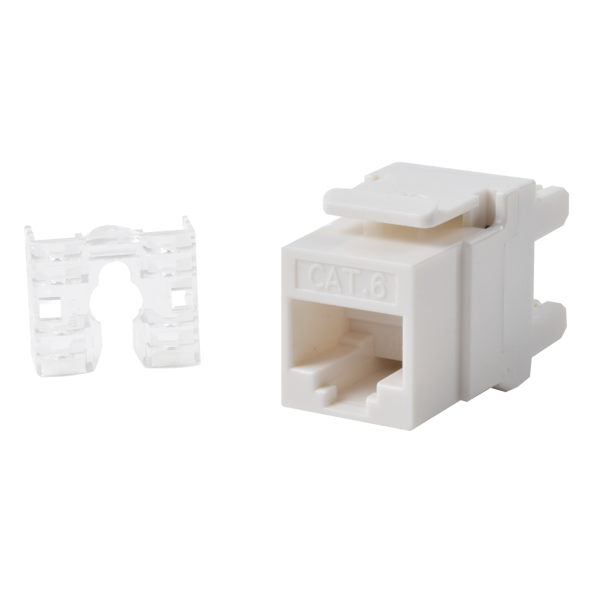 Módulo Jack Keystone Cat6 con Terminación 110 (Punchdown) Ángulo 180 - Color Blanco — LINKEDPRO BY EPCOM · SKU LP-KJ-649-WH