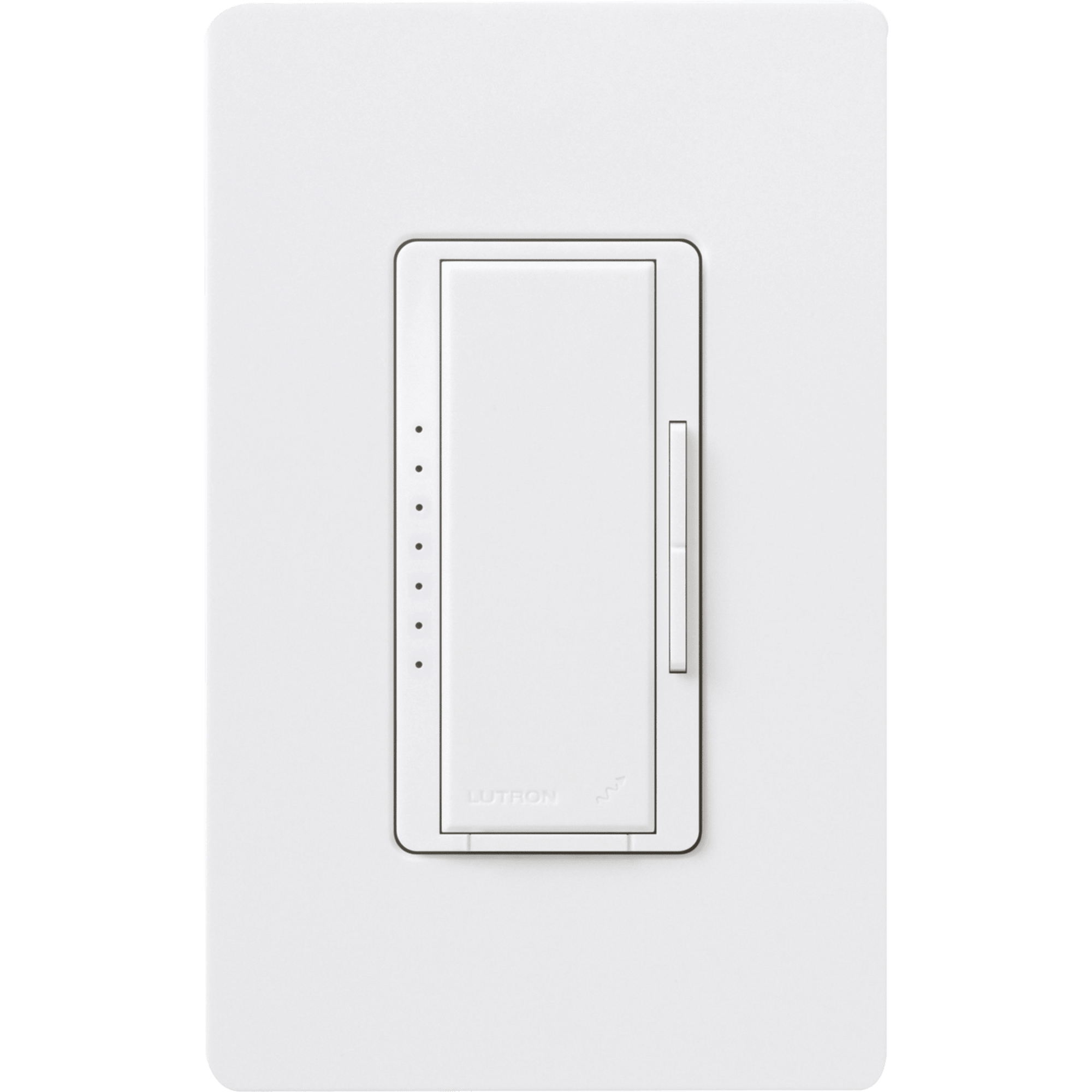 Atenuador (dimmer) un solo polo / multilocacion 120V /INC 1000W / 800W MLV, color blanco No requiere neutro.
