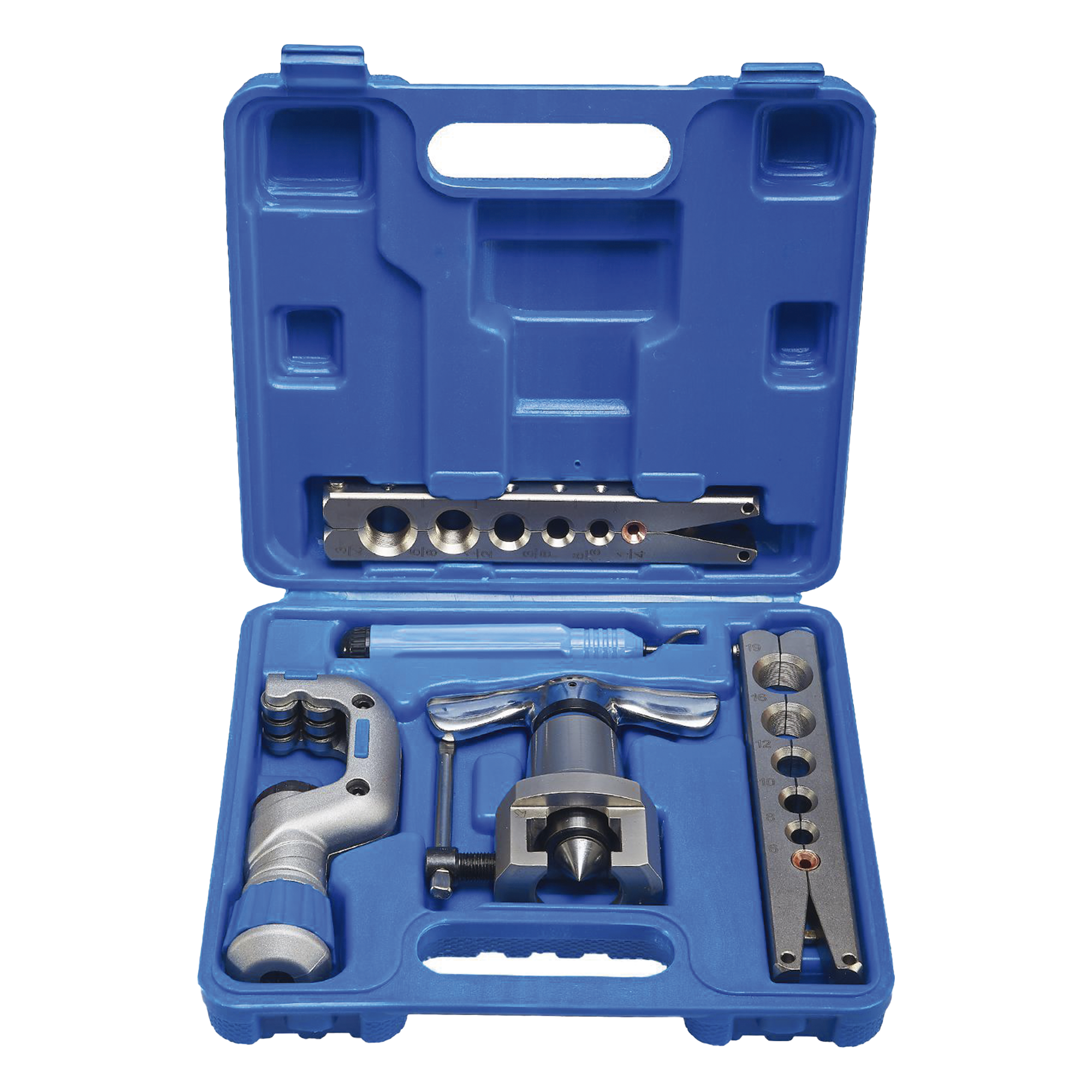 Kit de herramienta de abocardado / para aires acondicionados / para diámetros de 1/4" 5/16" 3/8" 1/2" 5/8" Y 3/4" — EPCOM POWERLINE · SKU CT-809