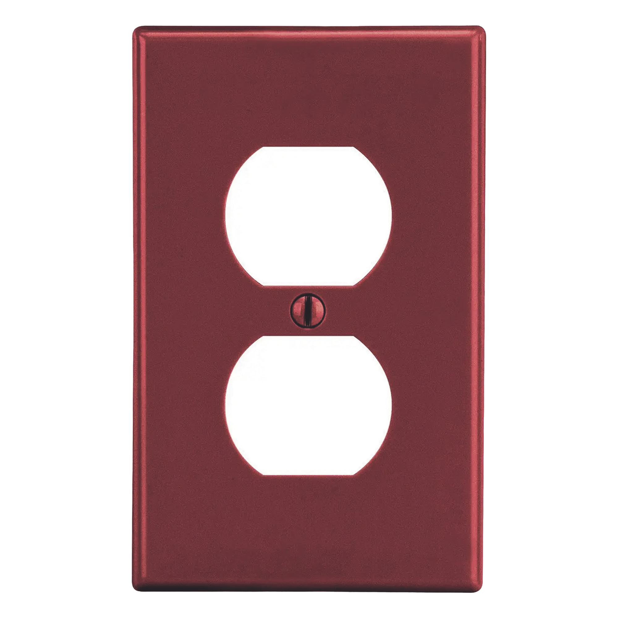 Placa de Pared para Contacto Duplex Color Rojo. — HUBBELL · SKU HUB-P8R