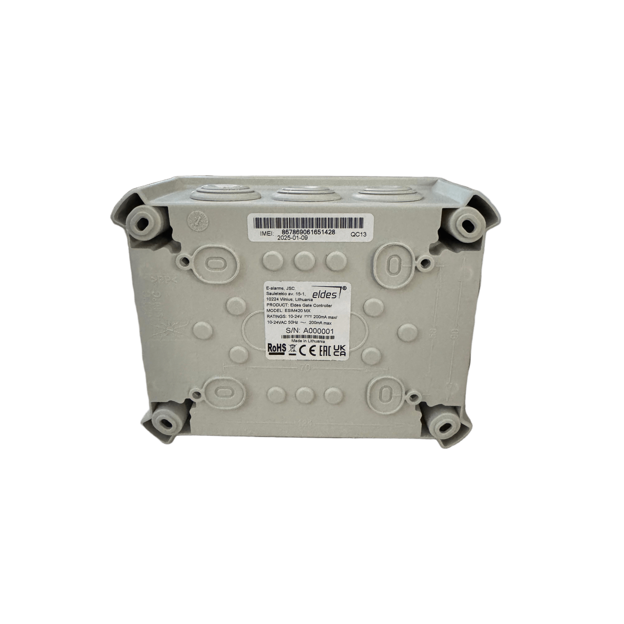 Controlador Remoto 4G con Activación vía APP o Llamada | Caja Nema IP67 | Soporta hasta 2000 Usuarios