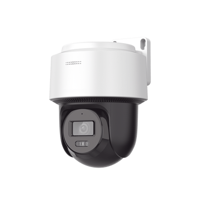 [SIN MARCA O LOGO][FlexVu] Domo PT IP 4 Megapixel / Lente 4 mm / Dual Light (30 mts IR + 30 mts Luz Blanca) / Autoseguimiento en Humanos / PoE / IP66 / Micrófono y Bocina Integrado / Micro SD / Incluye Montaje de Pared o Techo / 