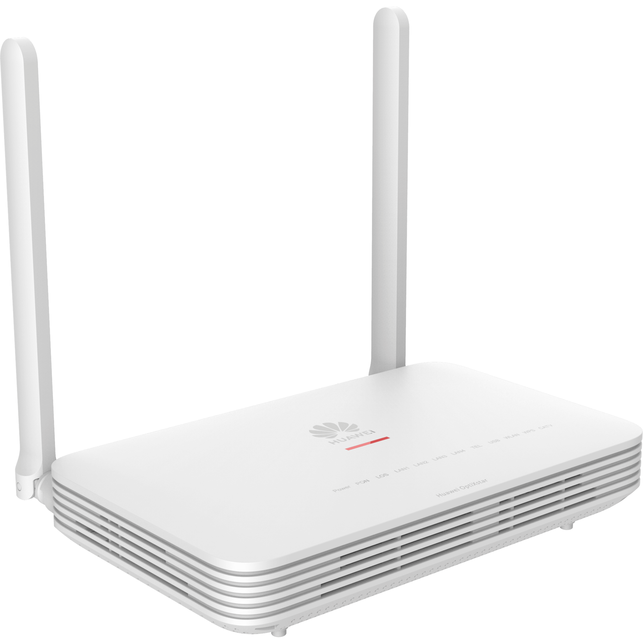 ONT GPON OptiXstar WiFi6 con 4 puertos GE + 1 POTS + 1 CATV, conector SC/APC