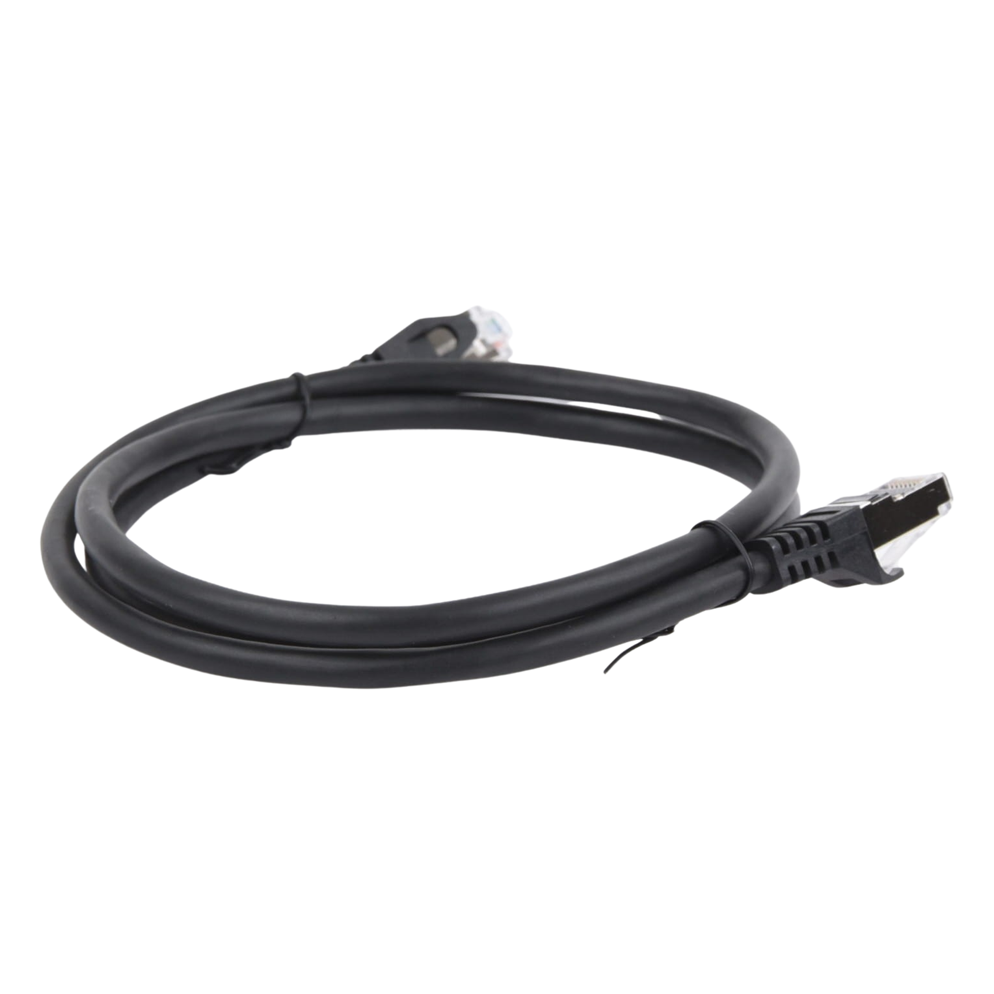 Cable de Parcheo FTP Cat6 - 1.0 Metro (3.28 Pies) - Negro