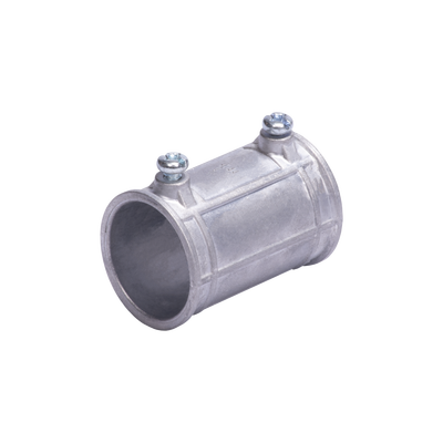 Cople para Tubo Rígido / 2" (52 mm) / Galvanizado por Inmersión / Tornillo Pared Delgada / Acero Semipesado / Interior Baja Corrosión