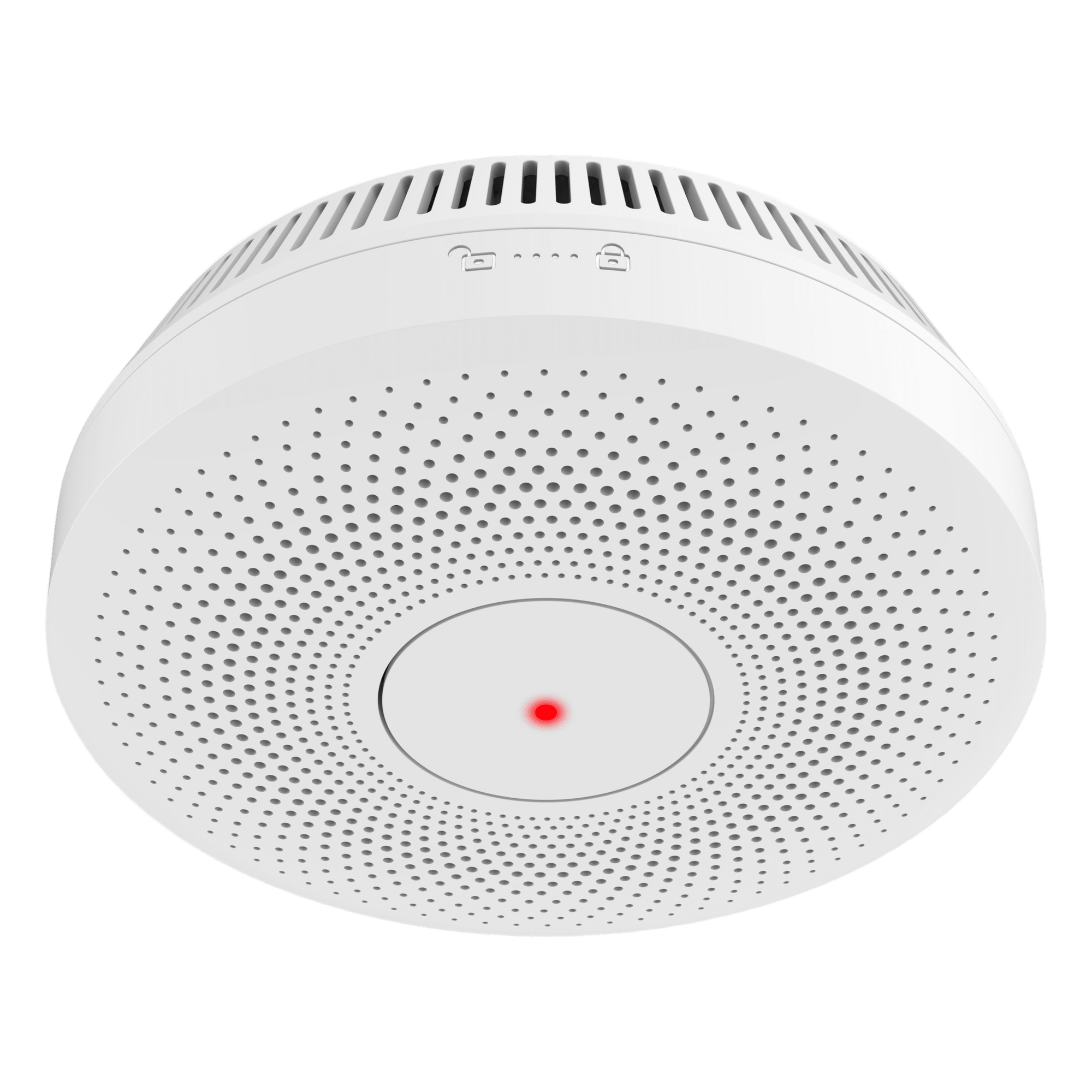Detector de Humo Interlink / Doble Tecnología de Sensor de Luz / Alarma Auditiva 85dB / Batería de Litio 10 Años / Autoverificación/ Interconectable 30 Dispositivos — HIKVISION · SKU HF-S3E-R