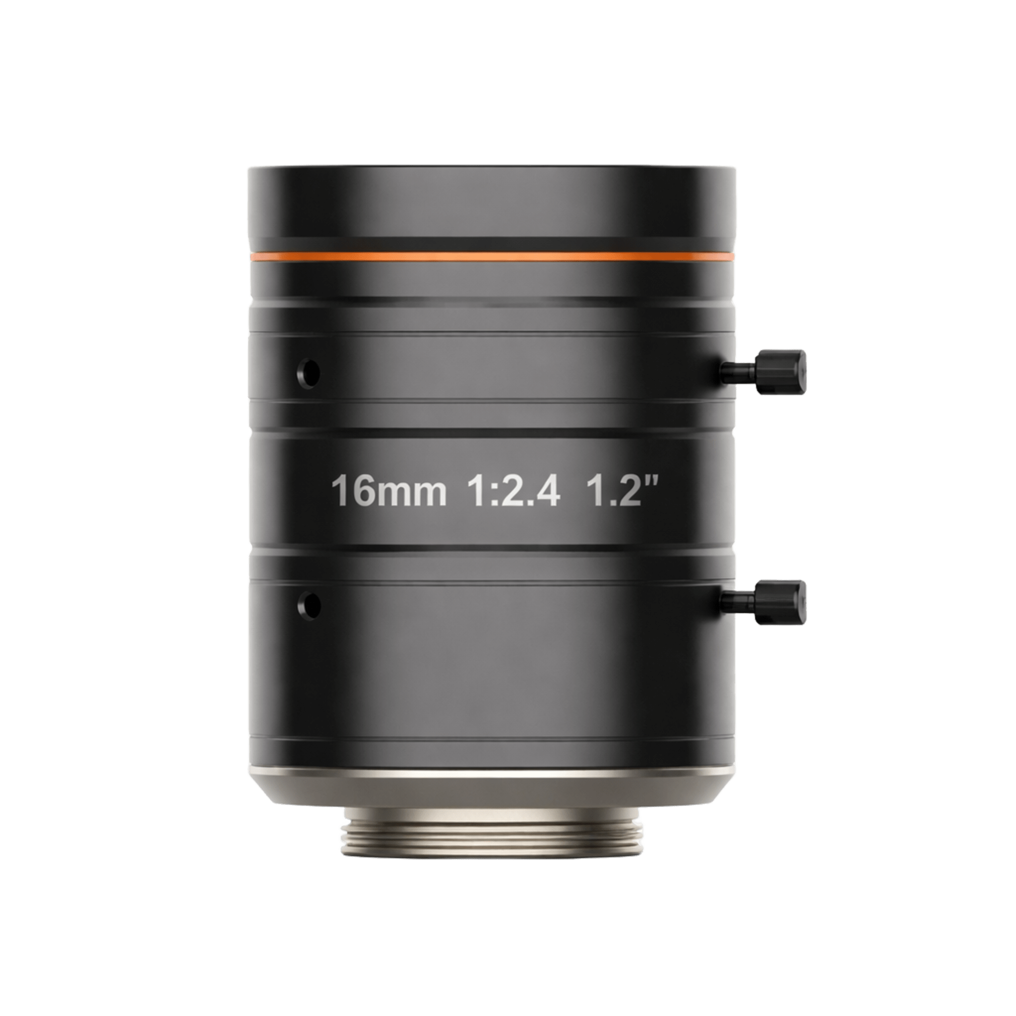 Lente FA para Machine Vision / 16 mm F2.4 / 25 Megapíxeles / Círculo de Imagen 1.2" / Montura C / Distorsión 0.07% / Compatible Infrarrojo Cercano — HIKROBOT · SKU MVL-KF1624M-25MP
