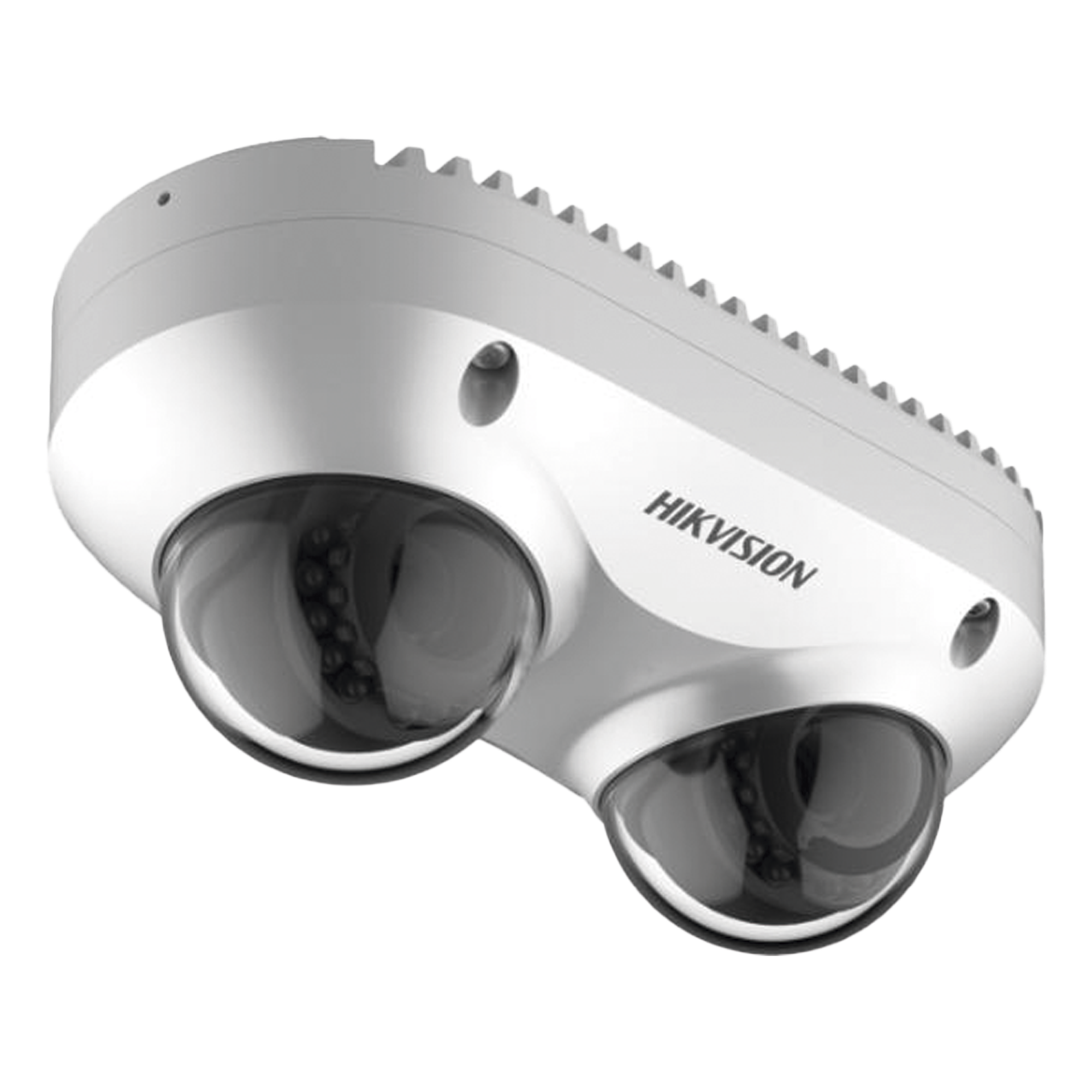 PanoVu Series / Lente Dual de 4 Megapixel / 2 Lentes Fijos de 2.8 mm / Recomendado para Pasillos o Esquinas / IP67 / IK10 / PoE / WDR 120 dB / 10 mts IR / Entrada y Salida de Audio y Alarma / MicroSD — HIKVISION · SKU DS-2CD6D42G0-IS