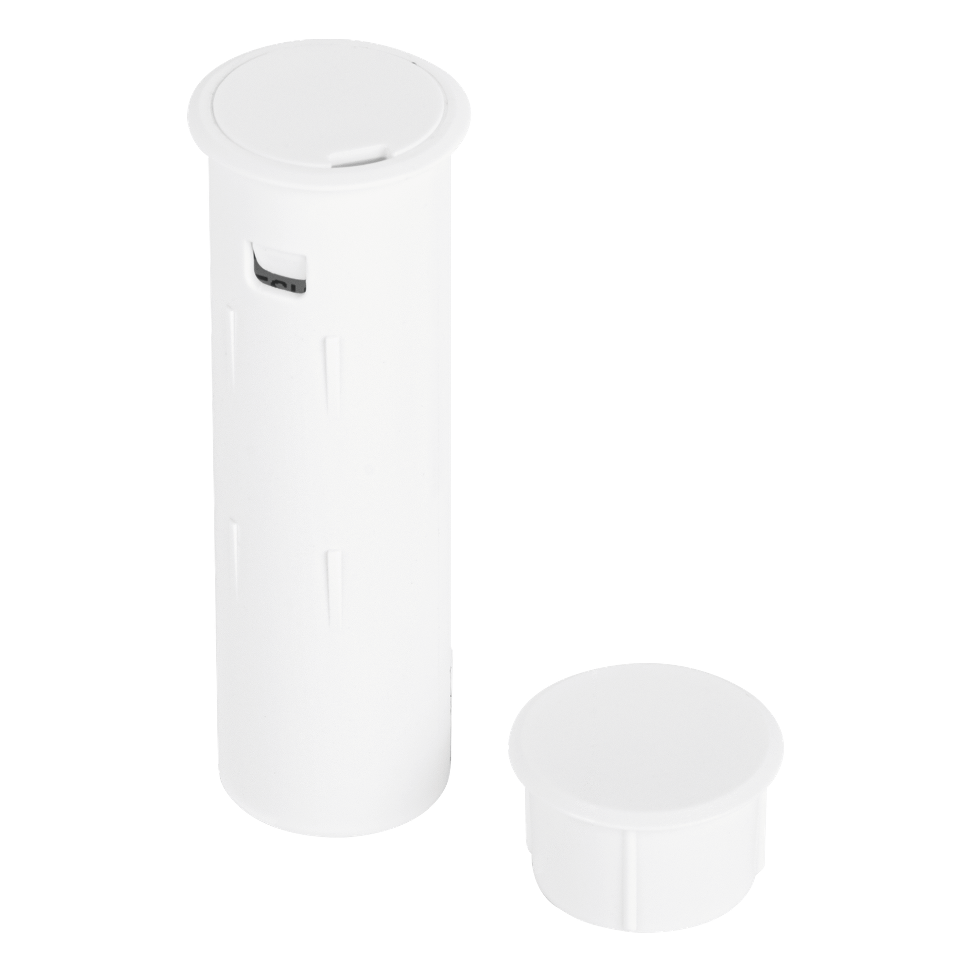 Sensor Magnético Inalámbrico para Empotrar / Invisible en Puerta Cerrada / Gap 2.54 cm / 345 MHz / Batería 5 Años / Diseño Cilíndrico Discreto — SFIRE · SKU SFWST222