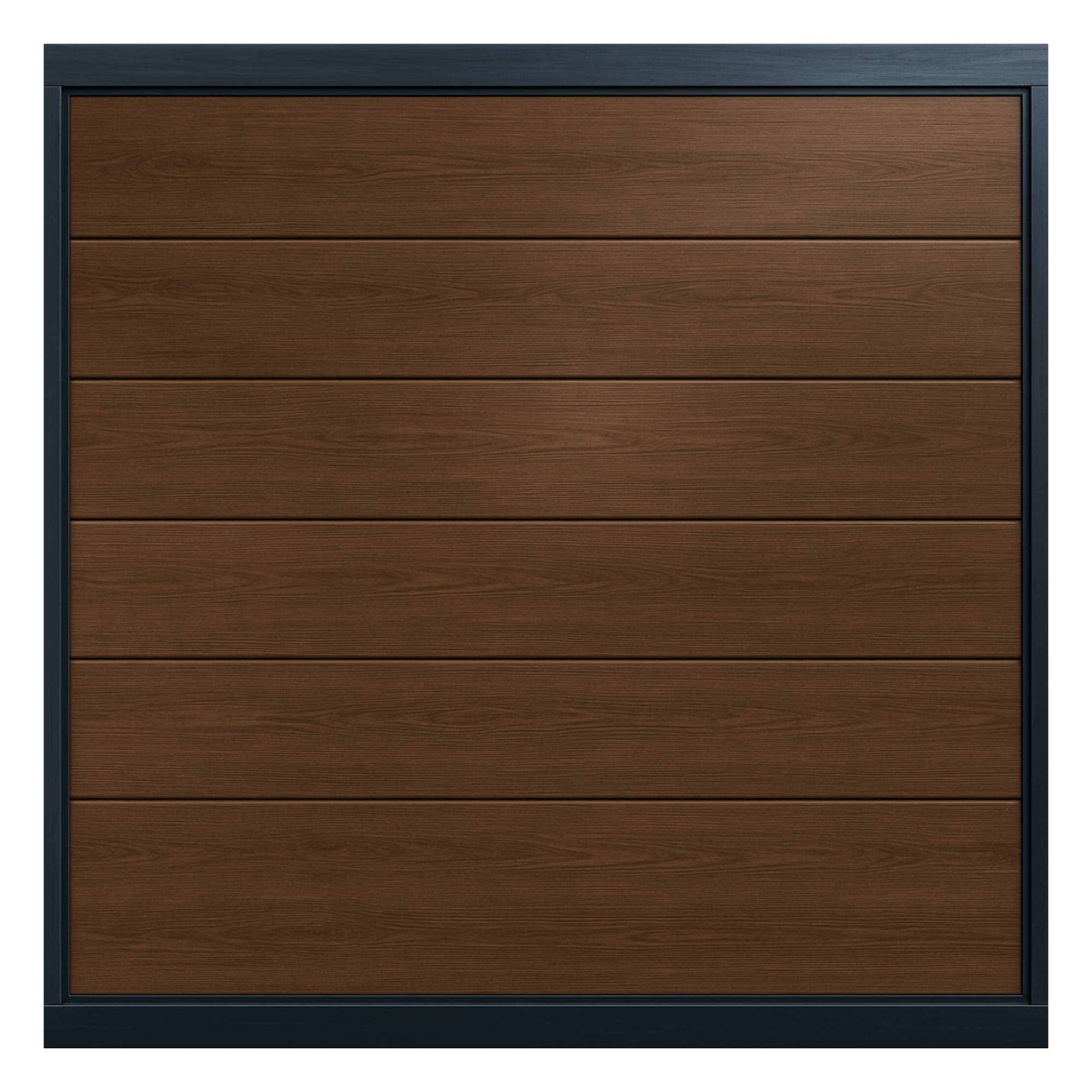 Puerta de Garage de Alta Calidad / Linea Central / Imitacion madera / oscura / 12x8 pies / AISLADA / Estilo Americana. — ACCESSPRO · SKU APDOOR-128B