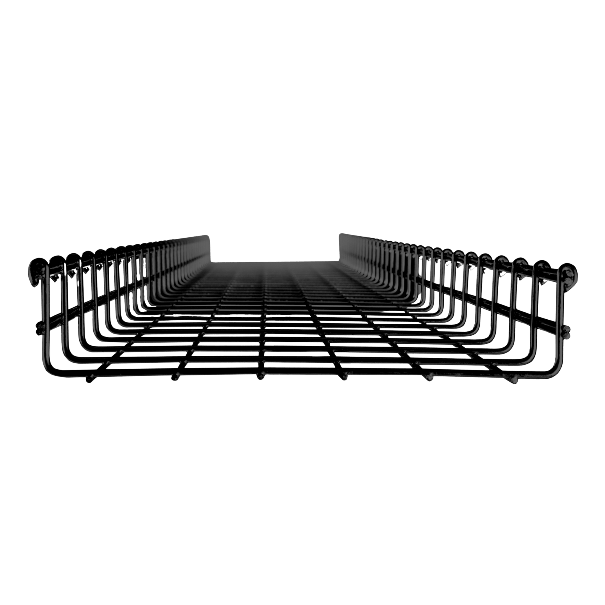 Charola Tipo Malla / Ancho 300 mm / Peralte 66 mm / Tramo 3 m (9.8 ft) / Capacidad 315 Cables UTP Cat6 / Acabado Epóxico Negro