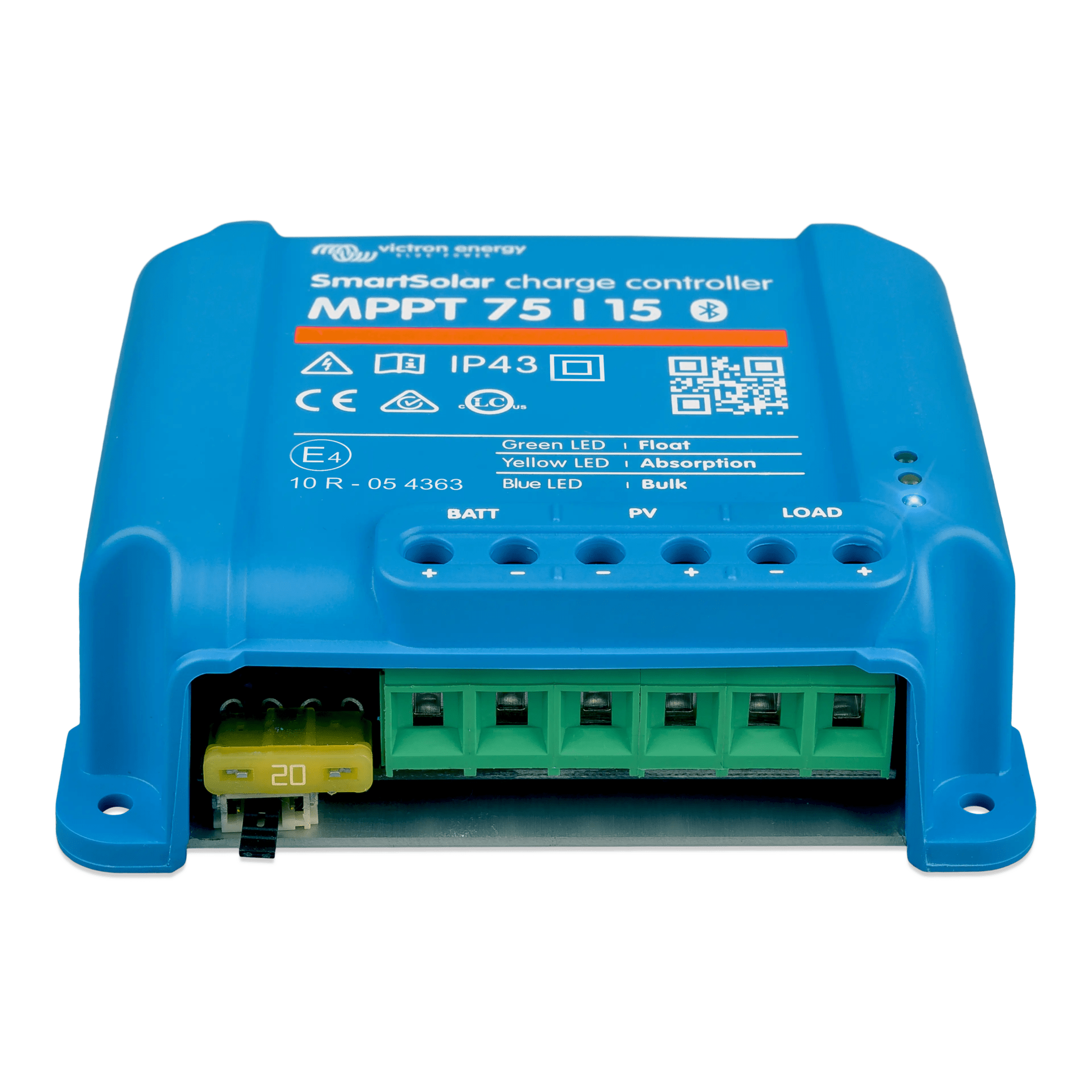 SmartSolar MPPT 75/15 / Controlador de Carga Solar MPPT 15A / 12/24 Vcc en baterías / IP43