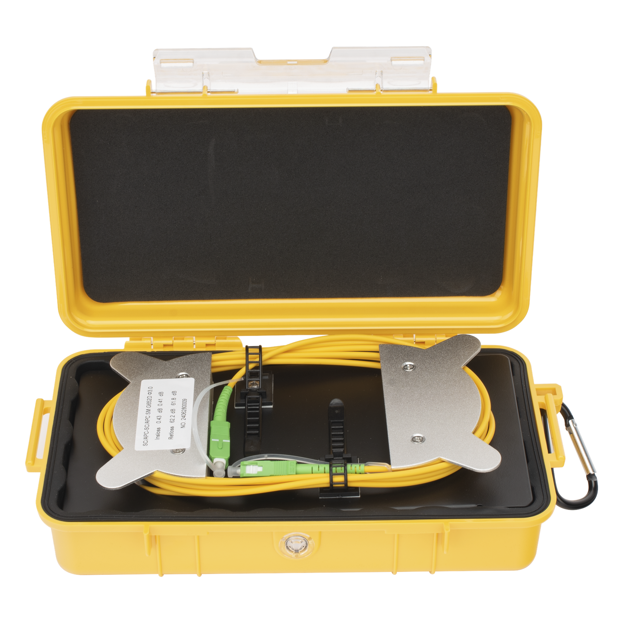 Bobina de Lanzamiento Monomodo de 1 km, con Conectores SC/APC — LINKEDPRO BY EPCOM · SKU LP-LC-SM-1KM