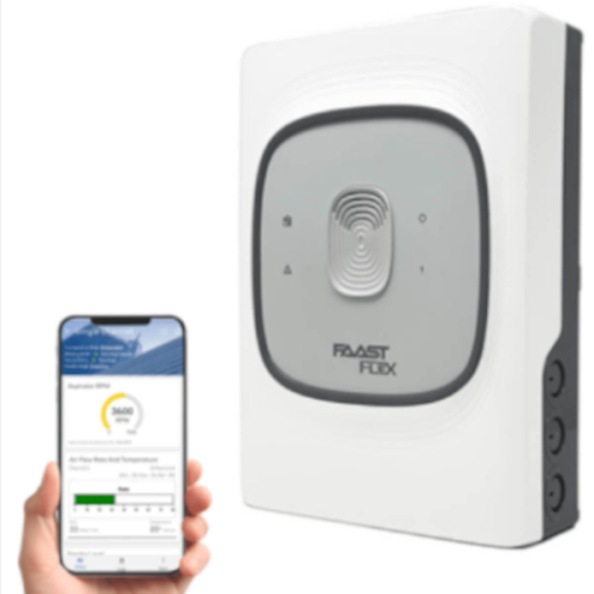 Detector de Humo por Aspiración FAAST FLEX / 1 Tubería / 1 Zona / hasta 1,600 m² de Cobertura / hasta 105 Metros de Tubería